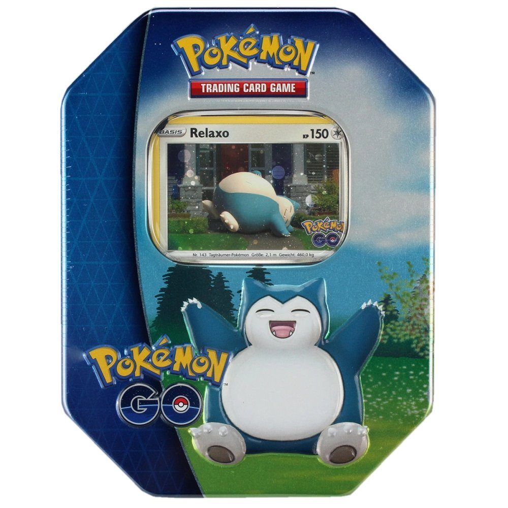 POKÉMON Sammelkarte Pokémon Sammelkartenspiel - Pokémon GO - Relaxo-V - Tin Box - DE