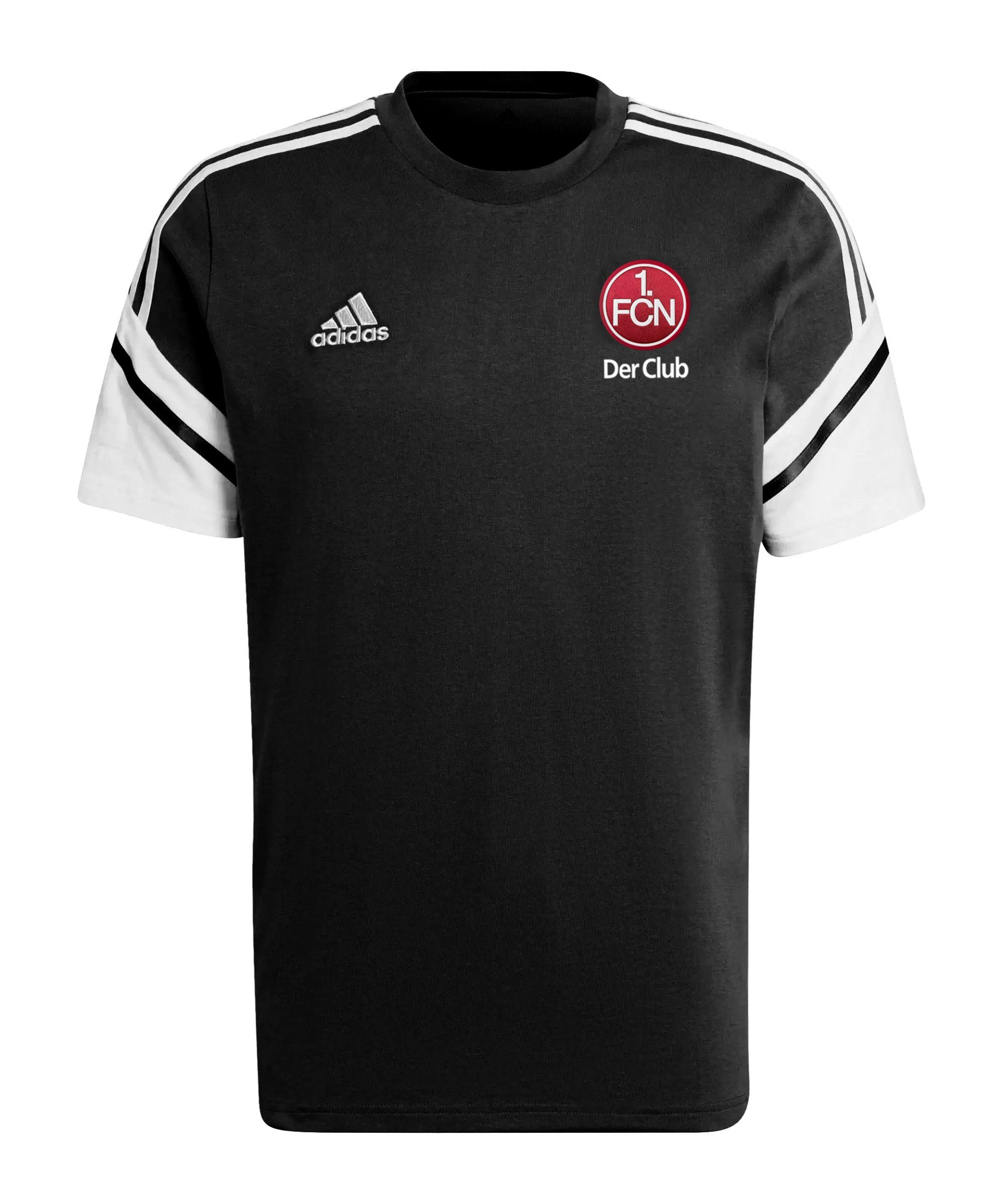 adidas Performance T-Shirt 1. schwarz Nürnberg default FC Trainingsshirt