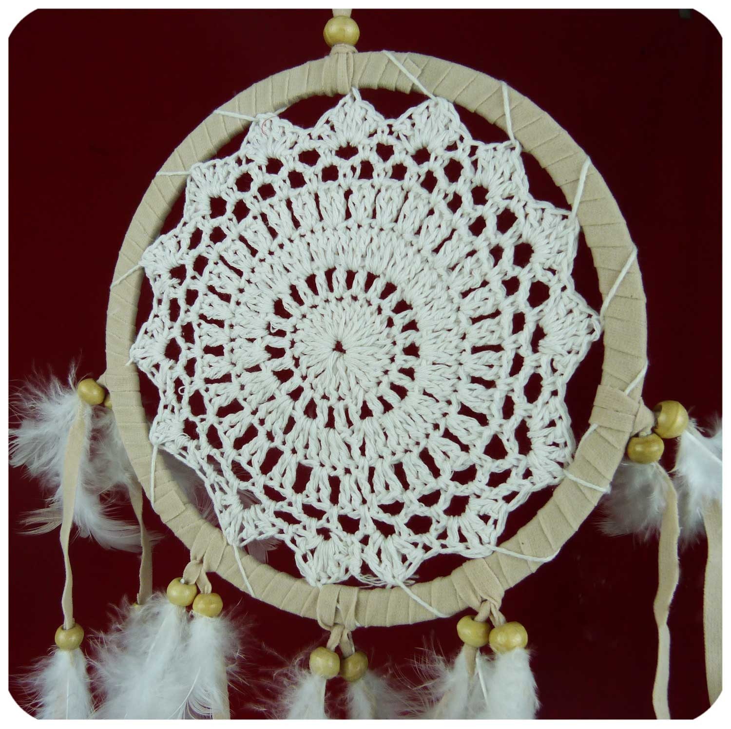 SIMANDRA Hängedekoration Traumfänger (16 cm), GL: ca. 48 cm
