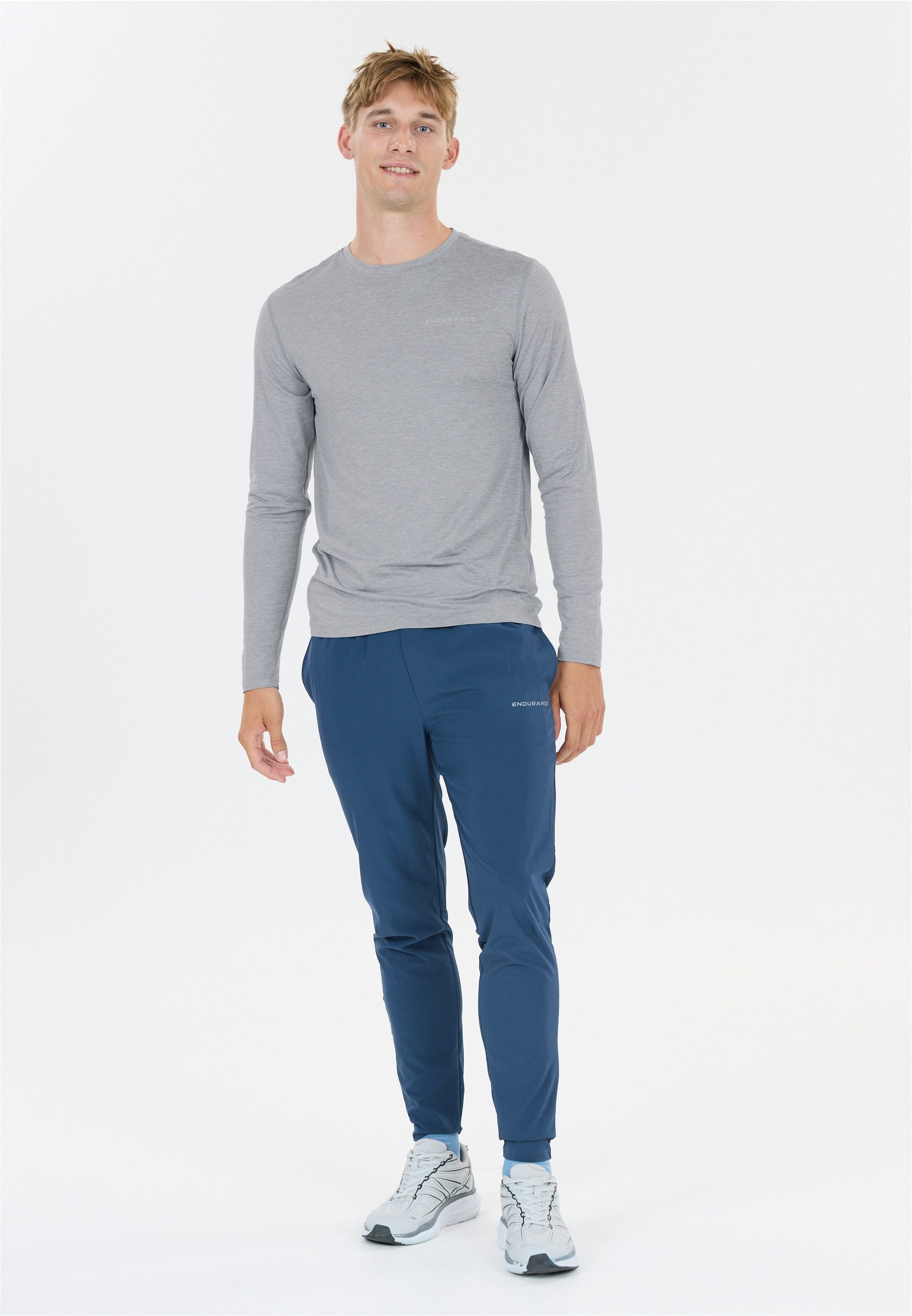 ENDURANCE Langarmshirt Abdon mit Quick Dry-Technologie