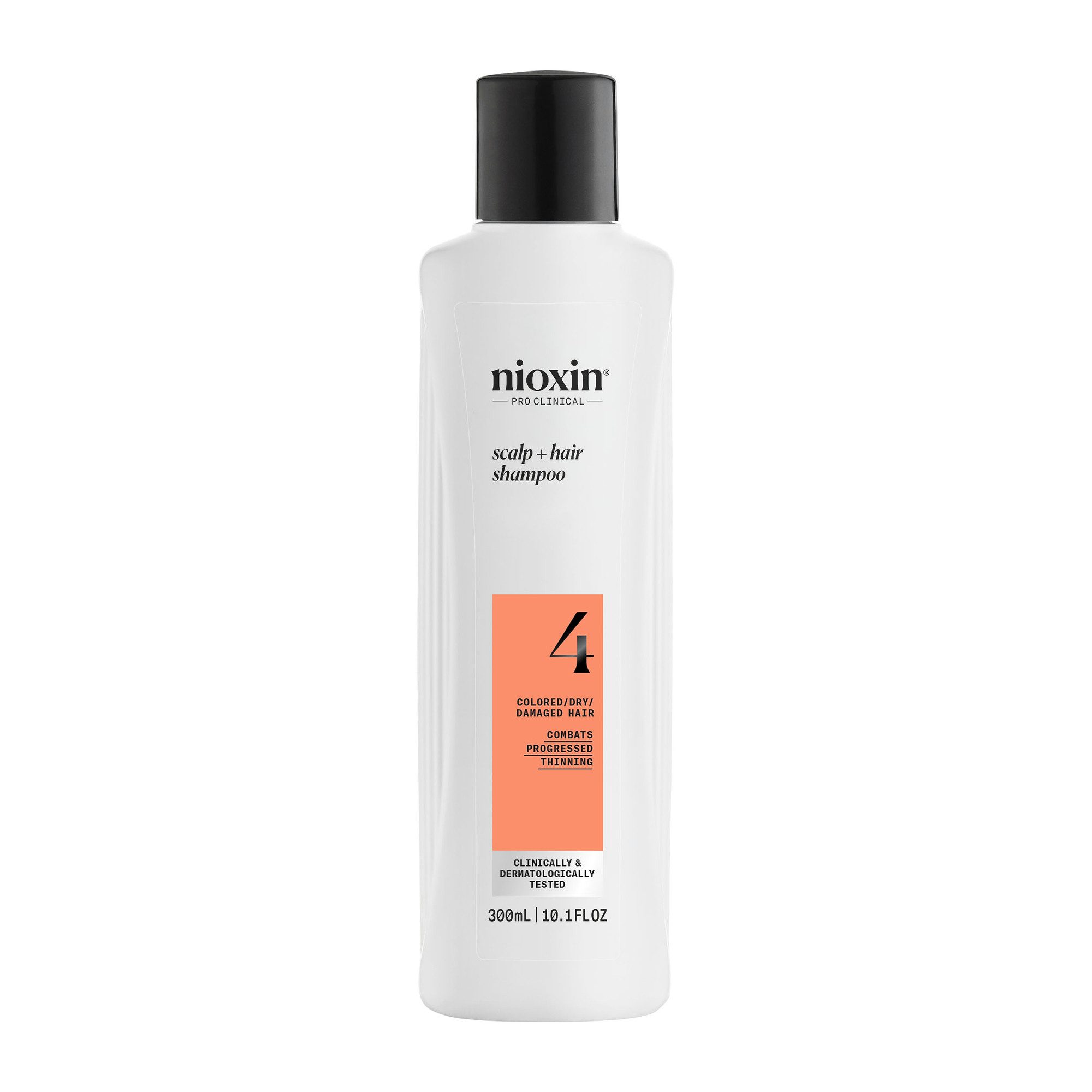 Nioxin Haarshampoo NIOXIN SCALP + HAIR SYSTEM 4 SHAMPOO, nährend & reinigend für sichtbar dünner werdendes Haar