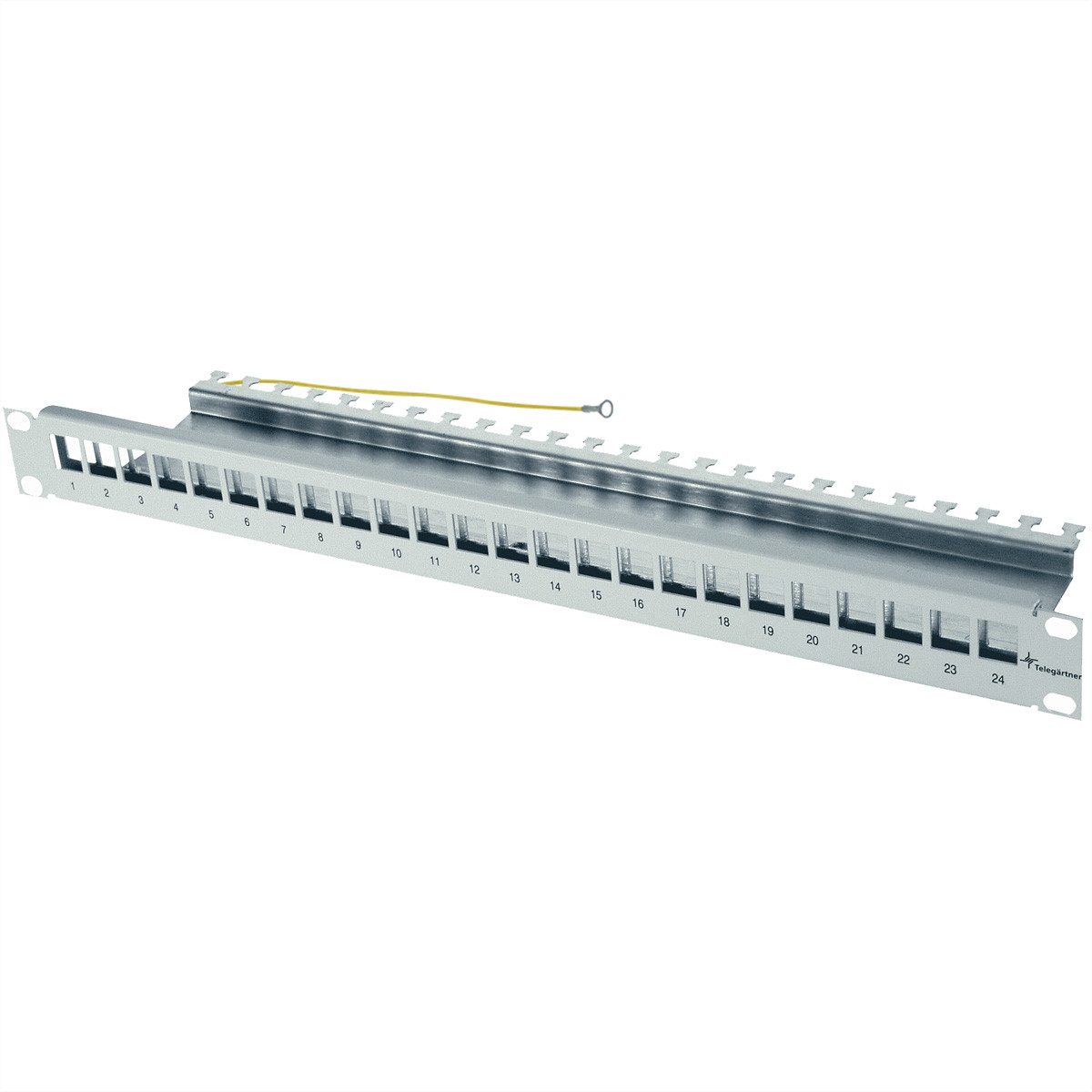 19"-Modulträger 1 HE nicht bestückt Netzwerk-Panel