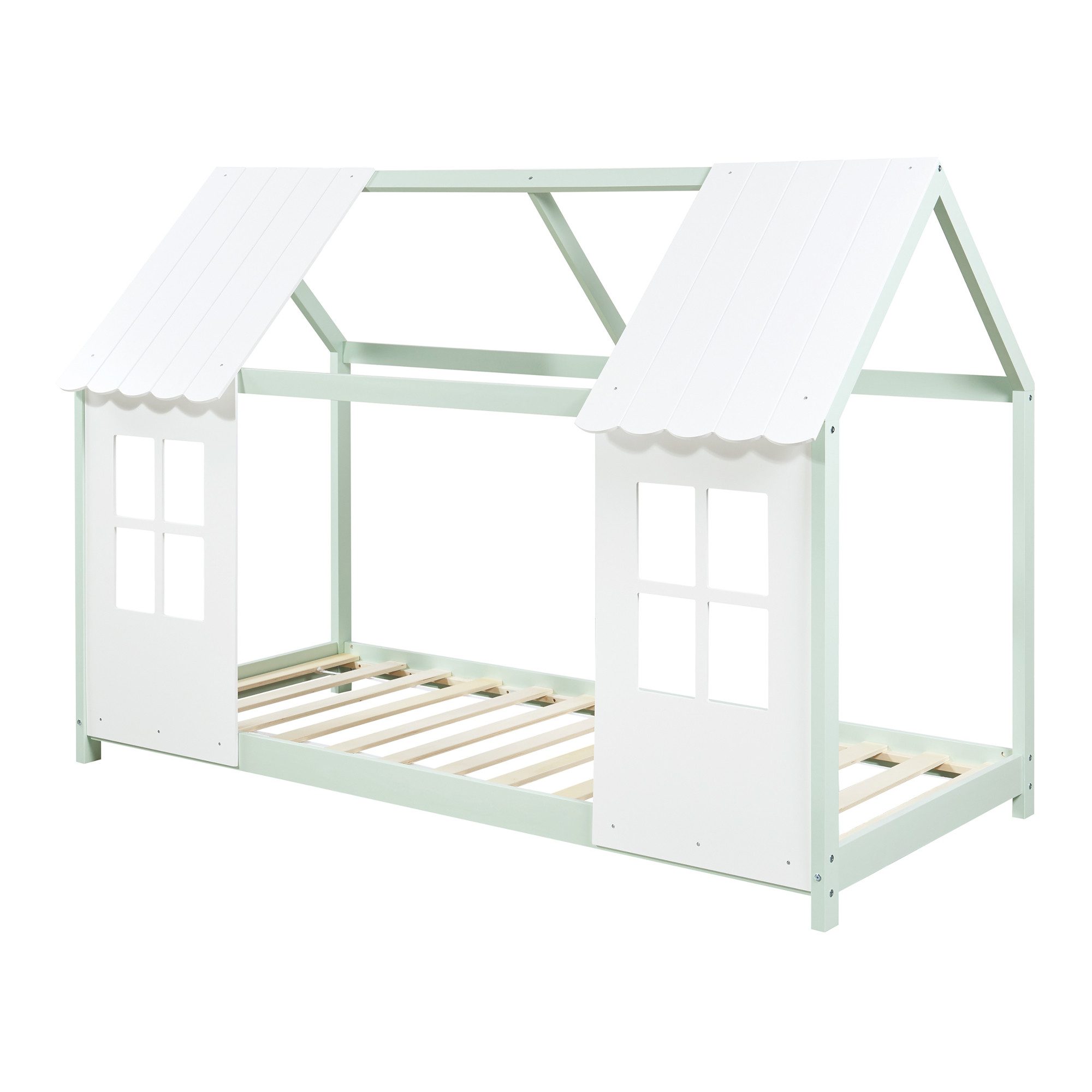 en.casa Kinderbett, »Tostedt« Halboffenes Design 90x200cm günstig online kaufen