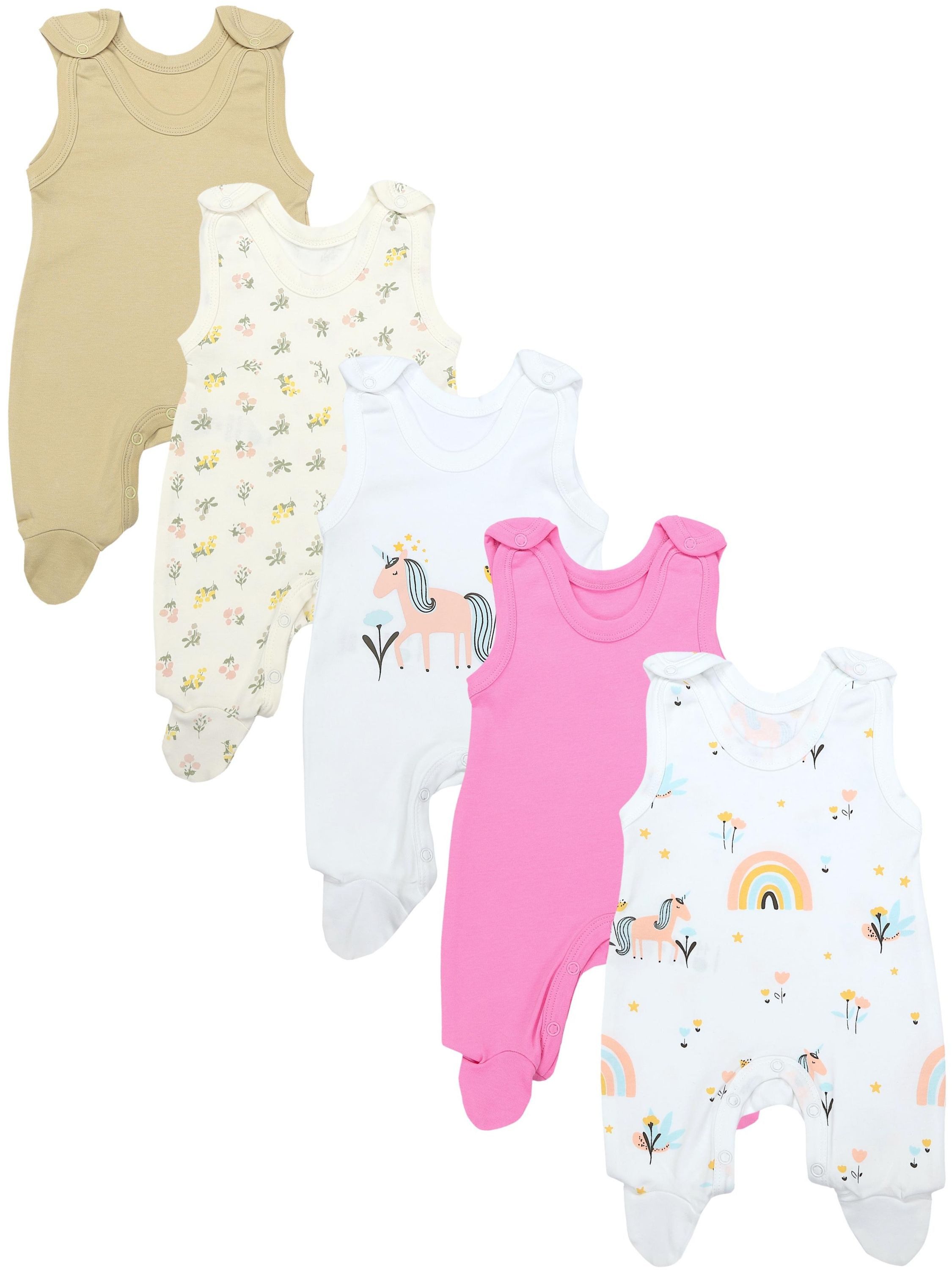 TupTam Strampler TupTam Unisex Baby Strampler mit Aufdruck 5er Set