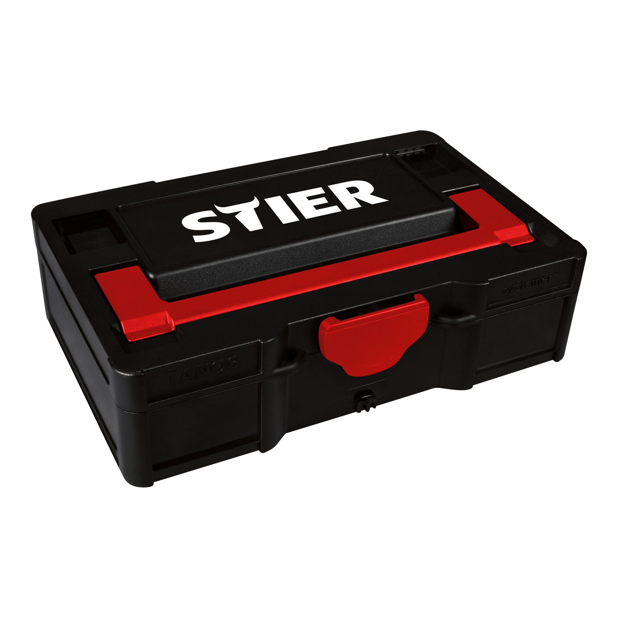 Stier Werkzeugkoffer STIER Systainer S, schwarz, 71mm x 265mm x 171mm, kompatible mit Systa