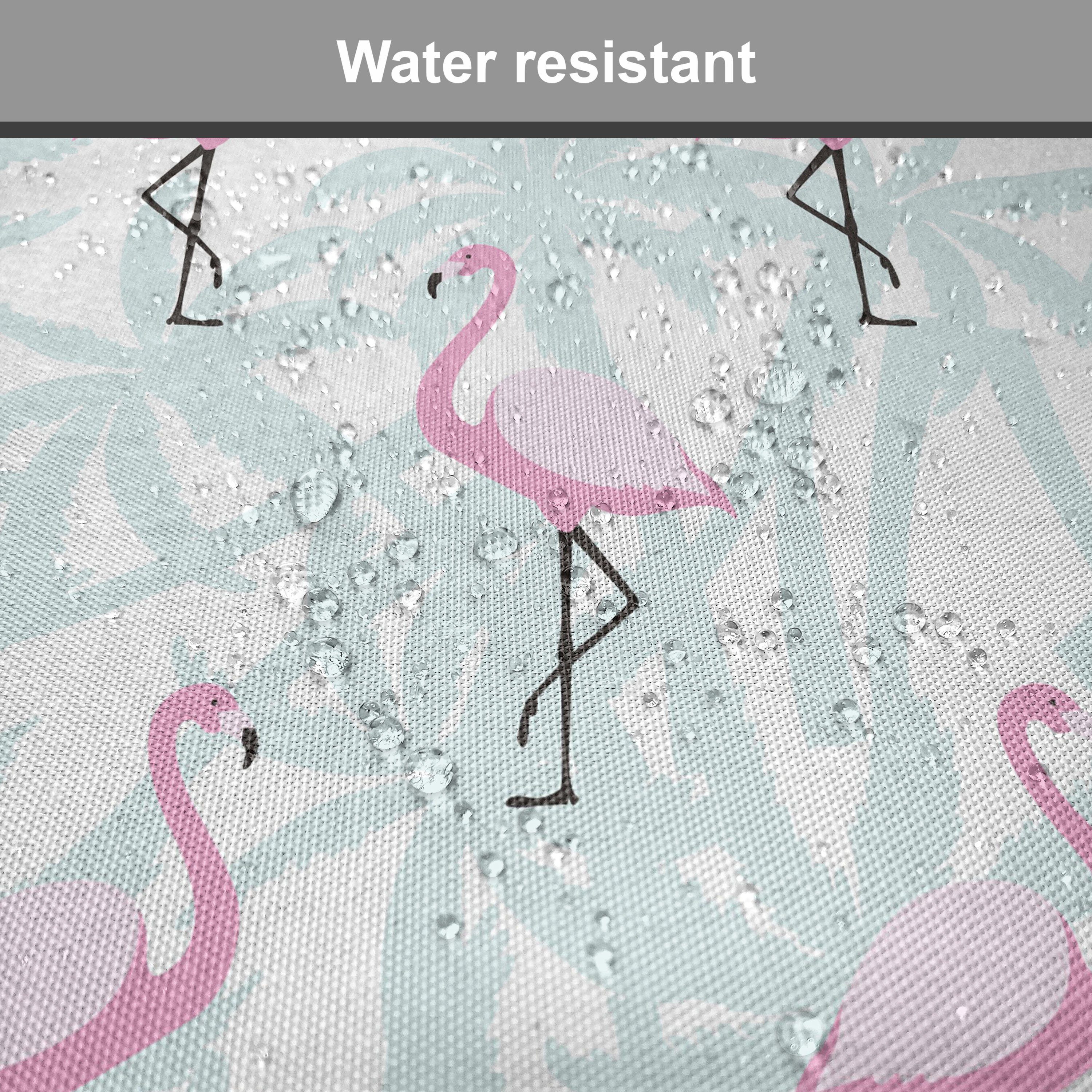 Flamingo mit Rosa Vögel Kissen Riemen für Dekoratives Küchensitze, Stuhlkissen Abakuhaus wasserfestes Palmen