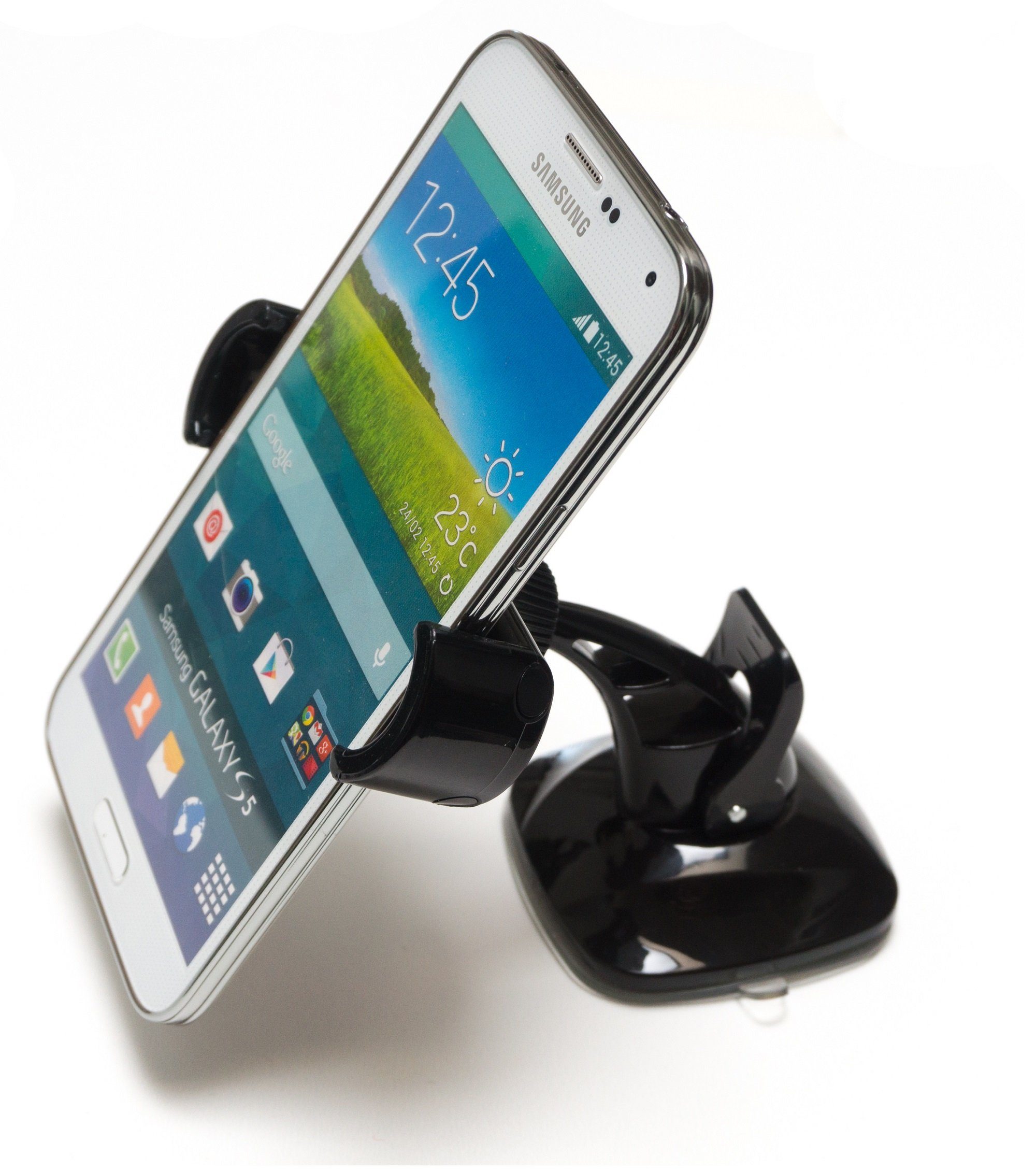 K-S-Trade für Samsung Galaxy M42 5G Smartphone-Halterung,  (Lüftungshalterung KFZ-Halterung Autohalterung Handy-halterung)