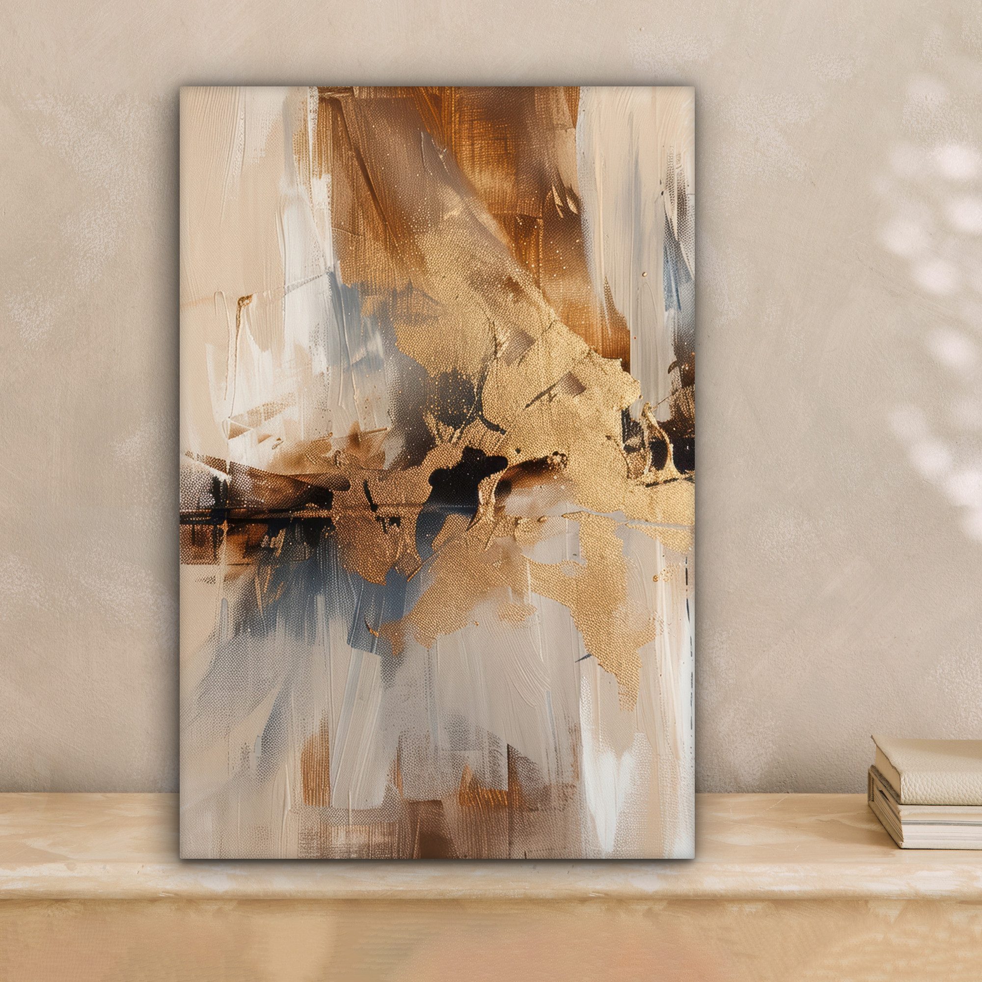 OneMillionCanvasses® Leinwandbild Modern - Braun - günstig online kaufen