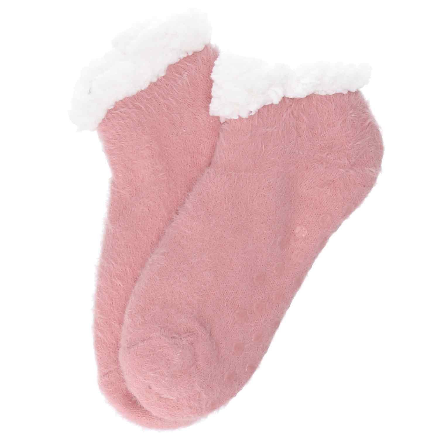Haussocken Antonio Damen Hüttensocken Knöchelhoch rose