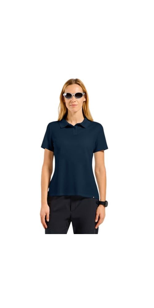 Odlo Poloshirt Wander-/Freizeit Cubic Light (leicht, schnelltrocknend) sapphireblau