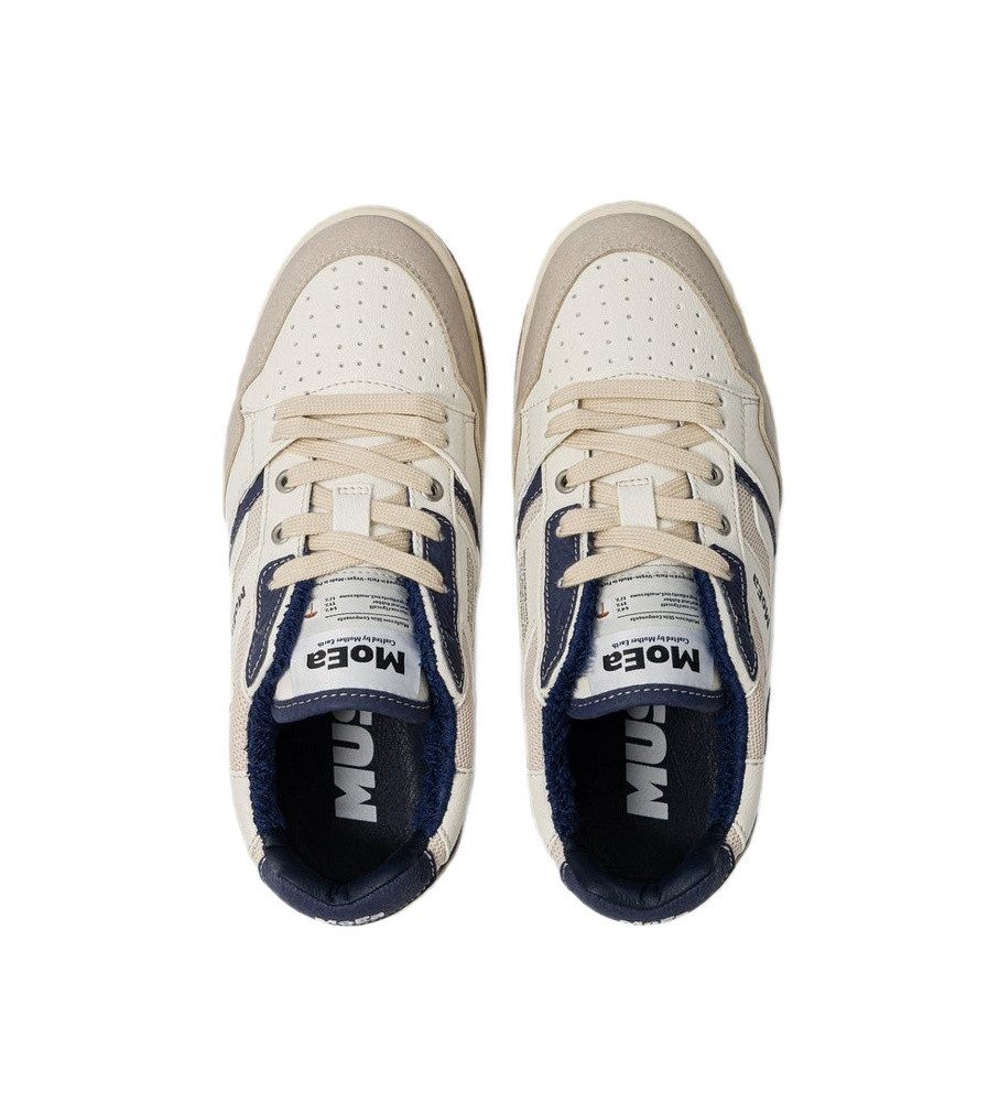 Moea Gen2 - Mushroom White & Blue - weiss/beige/blau Sneaker