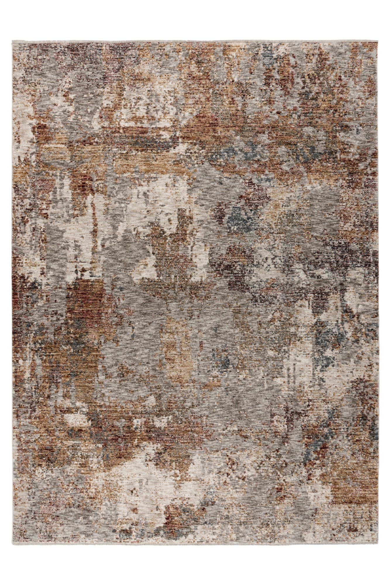 Kayoom Teppich Pono 719, rechteckig, Höhe: 10 mm, Kurzflor, Vintage, Modernes Muster, Fußbodenheizungsgeeignet