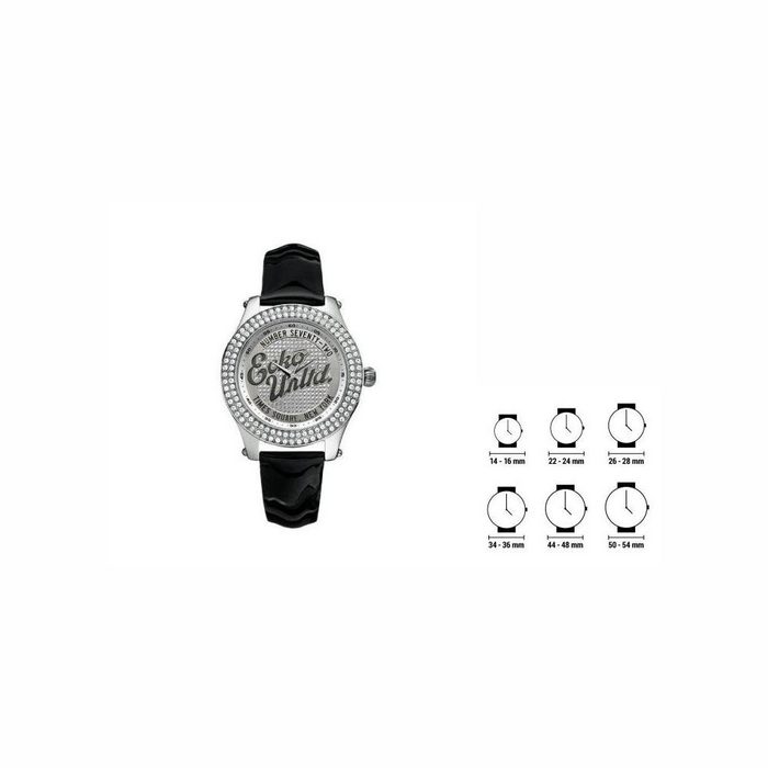 Marc Ecko Quarzuhr Unisex-LederArmbanduhr Uhr Marc Ecko E10038M1 39 mm Quarzuhr Armbanduh