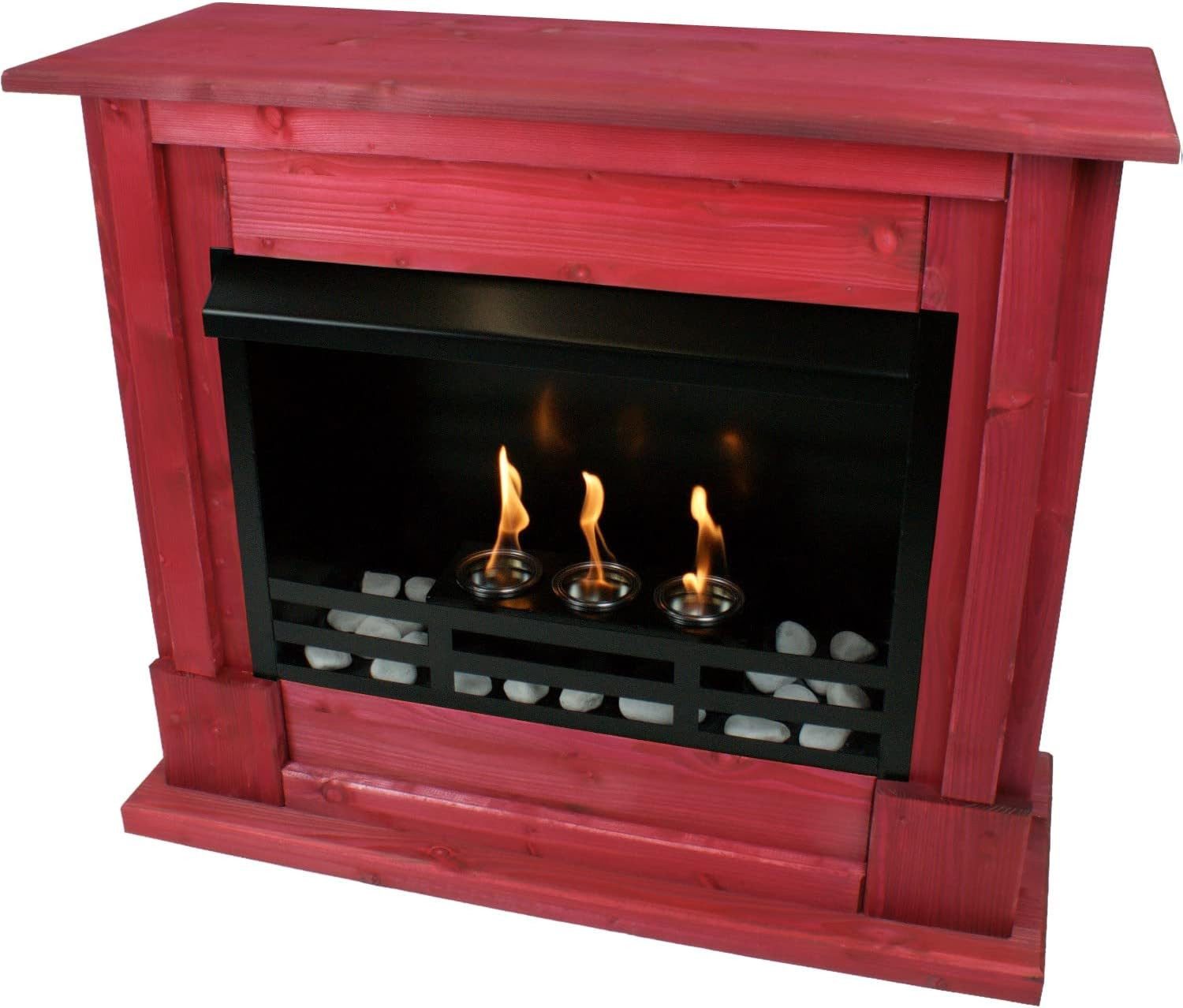 Kaminbau Mierzwa Echtfeuer-Dekokamin Emily Premium (Brenngel & Bio-Ethanol Kamin Premium), Farbwahl, Sicherheitsglas Wahl, Gelkamin, Ethanolkamin