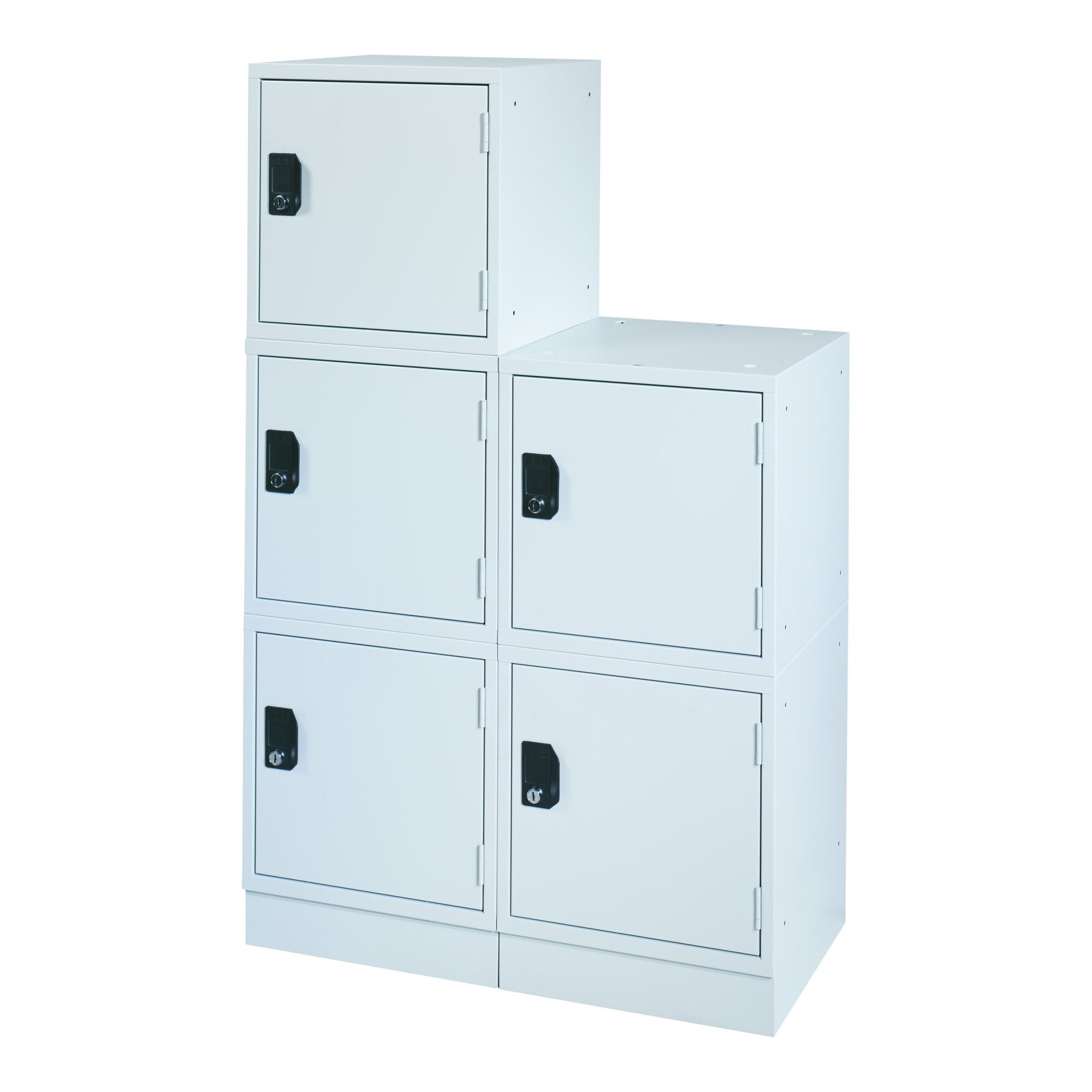 Stier Aufbewahrungsbox STIER Schließfachwürfel 305 x 305 x 305 mm lichtgrau stapelbar