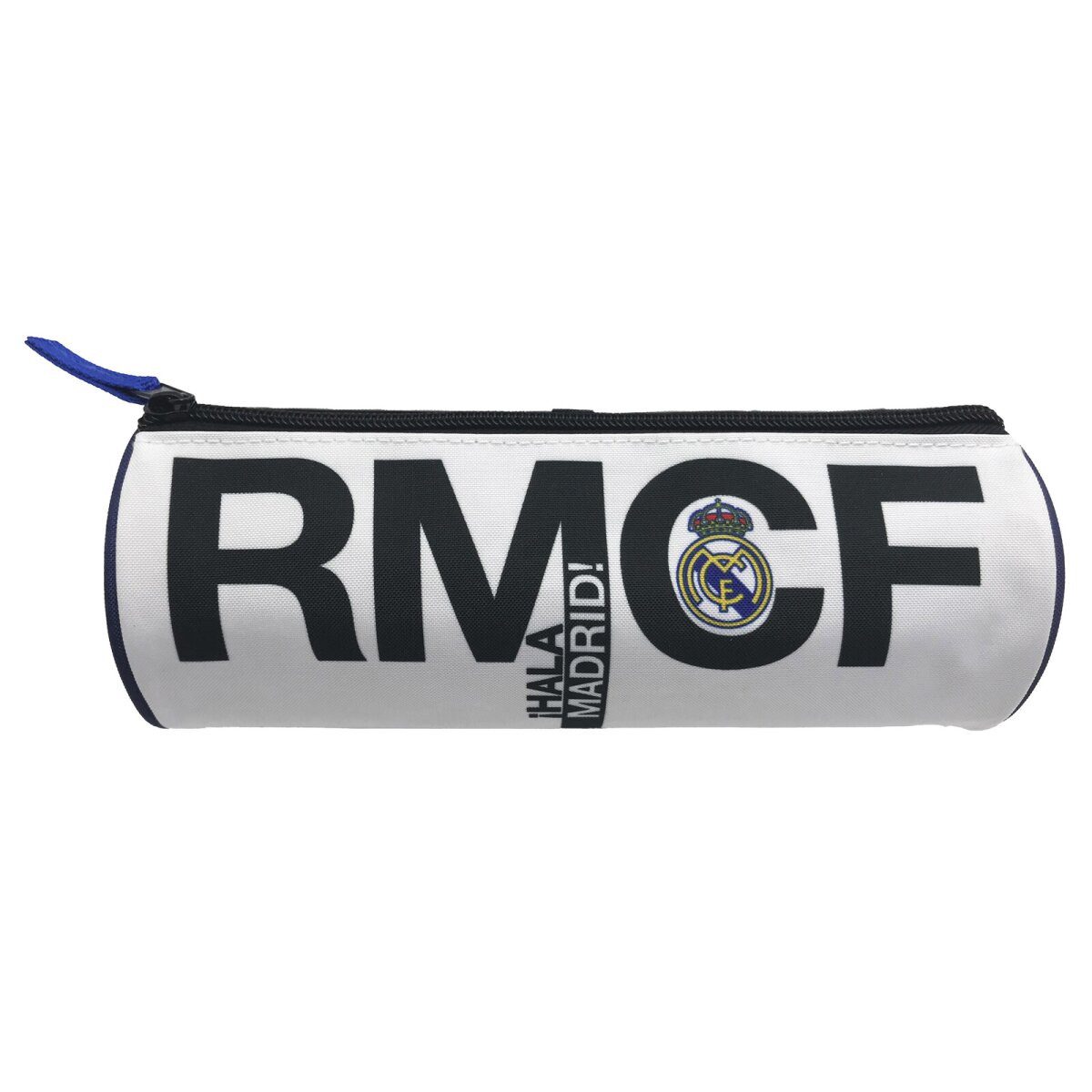 Real Madrid Federmäppchen Real Madrid Federmäppchen 22x12cm rundes Mäppchen mit Reißverschluss