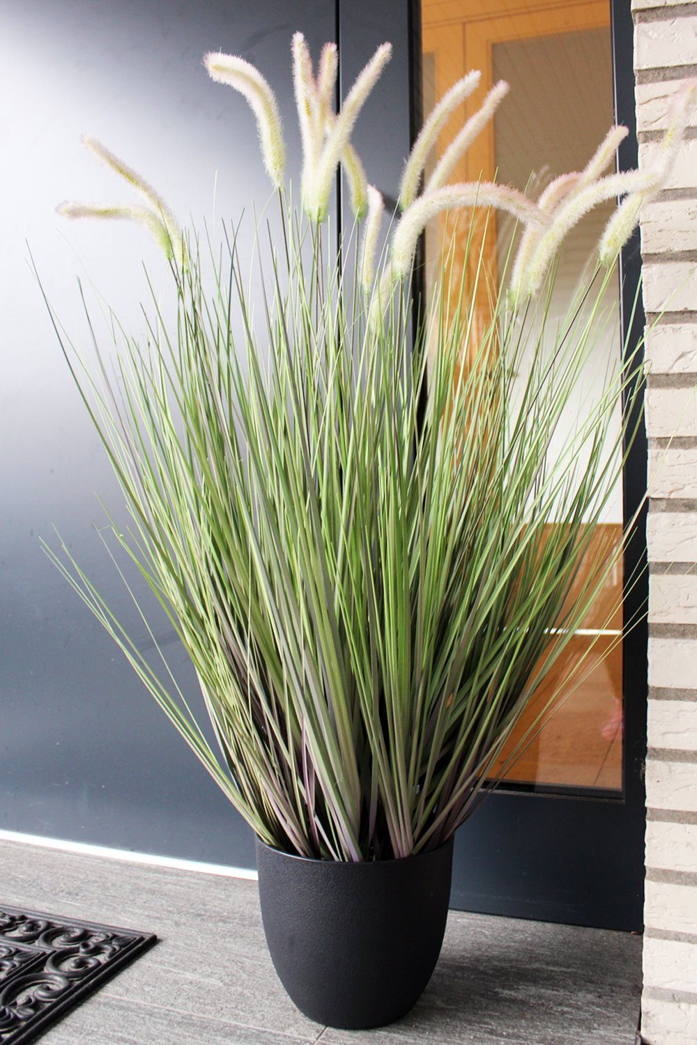Kunstgras Kunstpflanze KP130 Dekogras Deluxe wuchtig Schilf