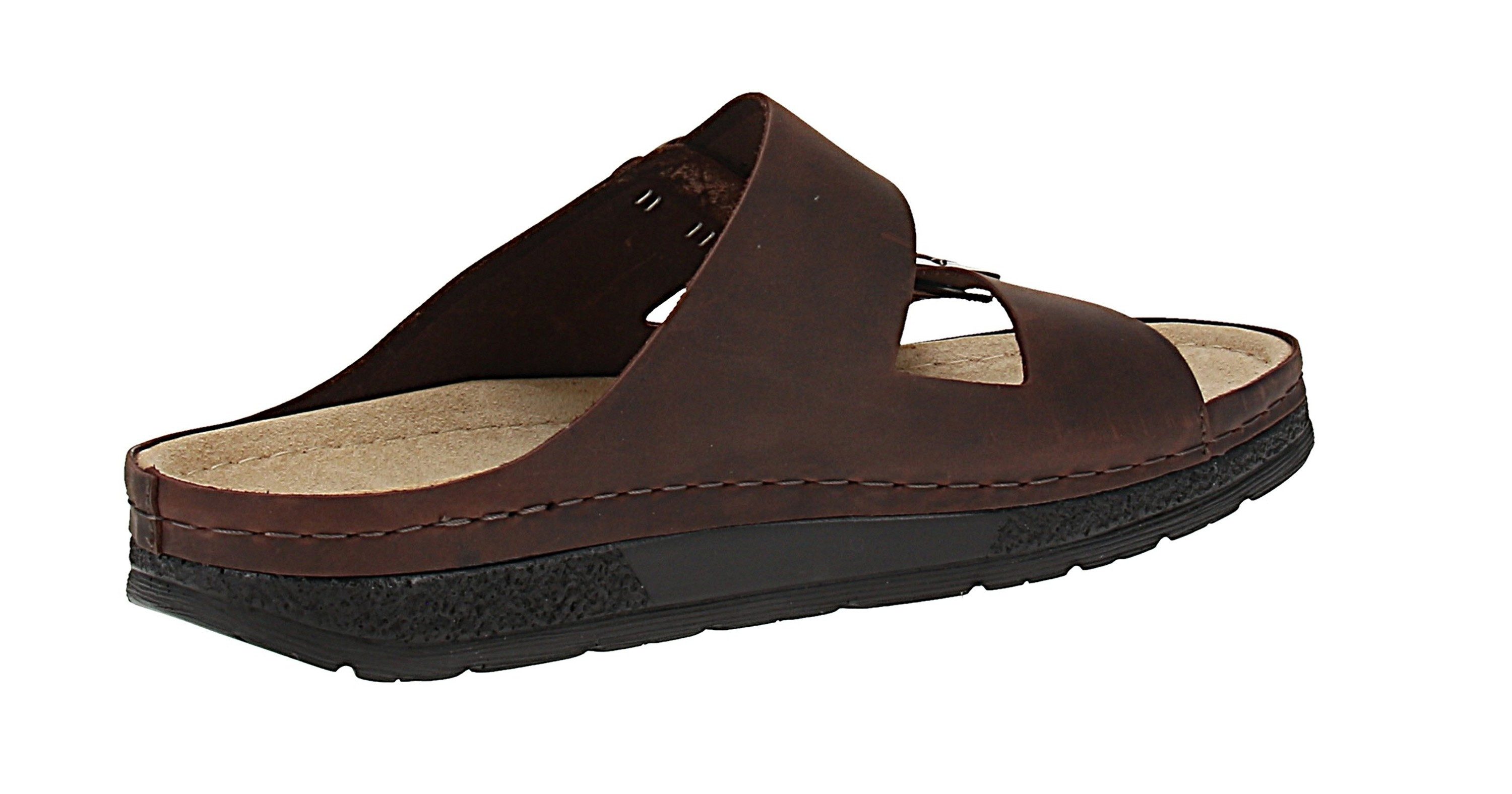 BERKEMANN Berkemann 01950 Adam Fettleder - Herren Pantolette - 453-Mokka Sandale