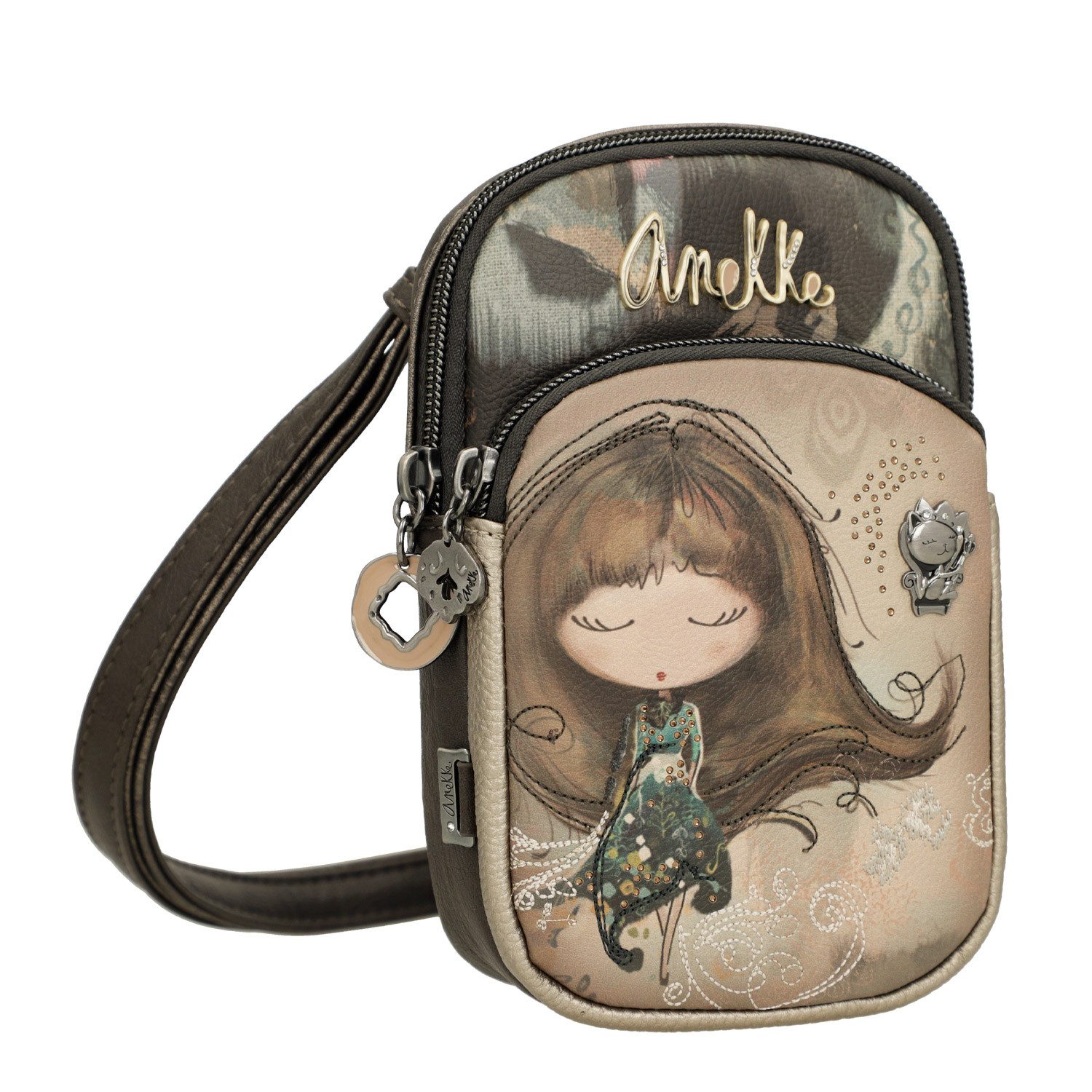 Anekke Umhängetasche Anekke Damen Kreuztragetasche Real multicolor (1, 1-tlg., 1)