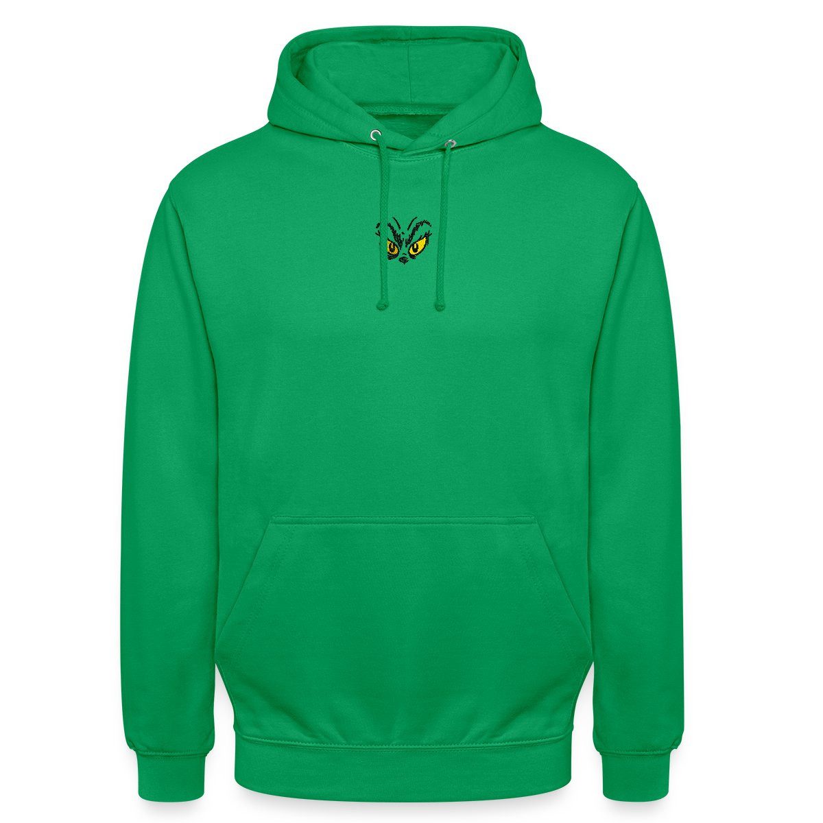 Hoodie Der Grinch Stick-Motiv Grinch Augen Unisex Hoodie