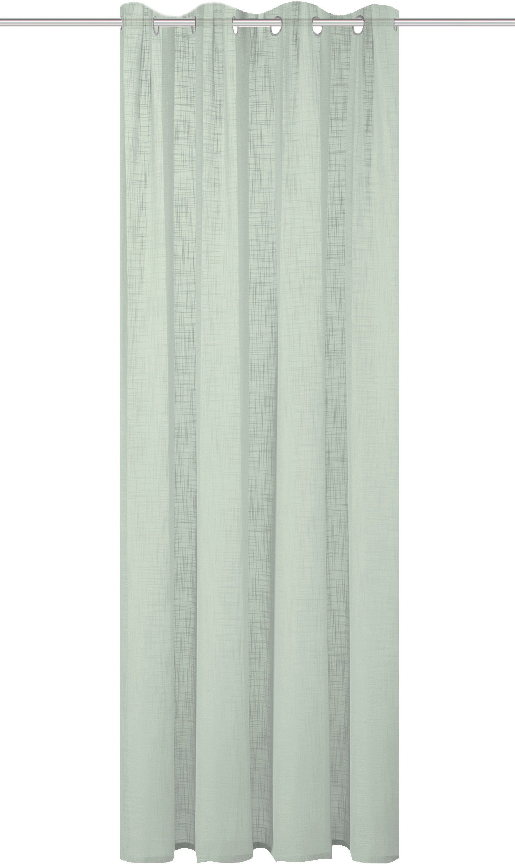 Home Basics Vorhang SOFTY (1 St), Ösen, halbtransparent, Ösenschal SOFTY Uni