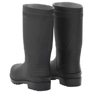 vidaXL Wathose Gummistiefel Schwarz Größe 38 PVC