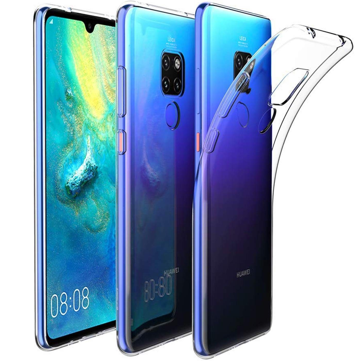 CoolGadget Handyhülle Transparent Ultra Slim Case für Huawei Mate 20 6,5 Zoll, Silikon Hülle Dünne Schutzhülle für Mate 20 Hülle