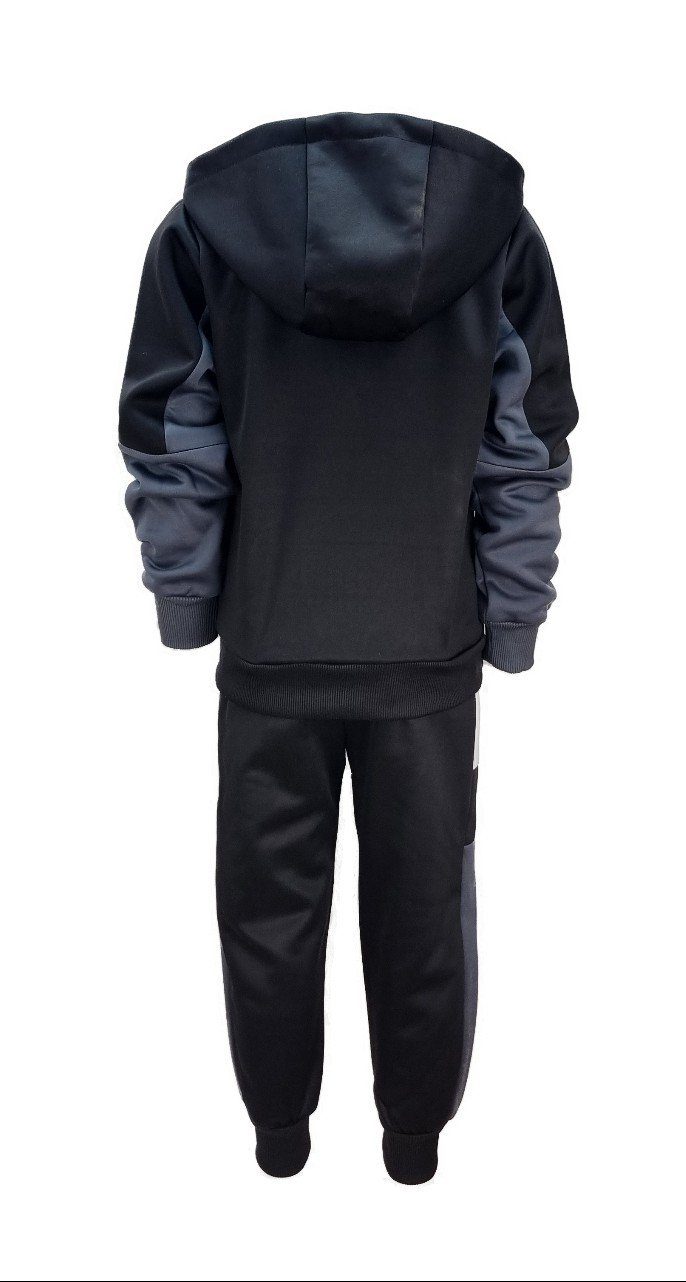 Hessis Freizeitanzug Gefütterter Jungen- und Mädchen-Trainingsanzug Jogginganzug JF513 (Set, Loopback Pullover mit Jogginghose), mit Kapuze, für Kinder, für Jug – Bild 3 von 3