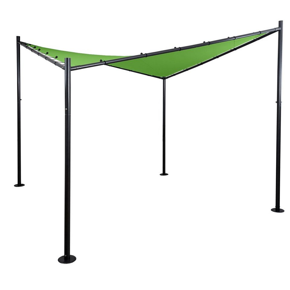 MCW Pergola »MCW-A41-4×4«, BxTxH: 411x411x292 cm, Zusätzliche Verstärkung der Tuchseiten