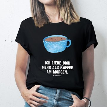 Mr. & Mrs. Panda T-Shirt Kaffee Tasse - Schwarz - Geschenk, Shirt, Tiermotive, Geburstag, Gute (1-tlg)