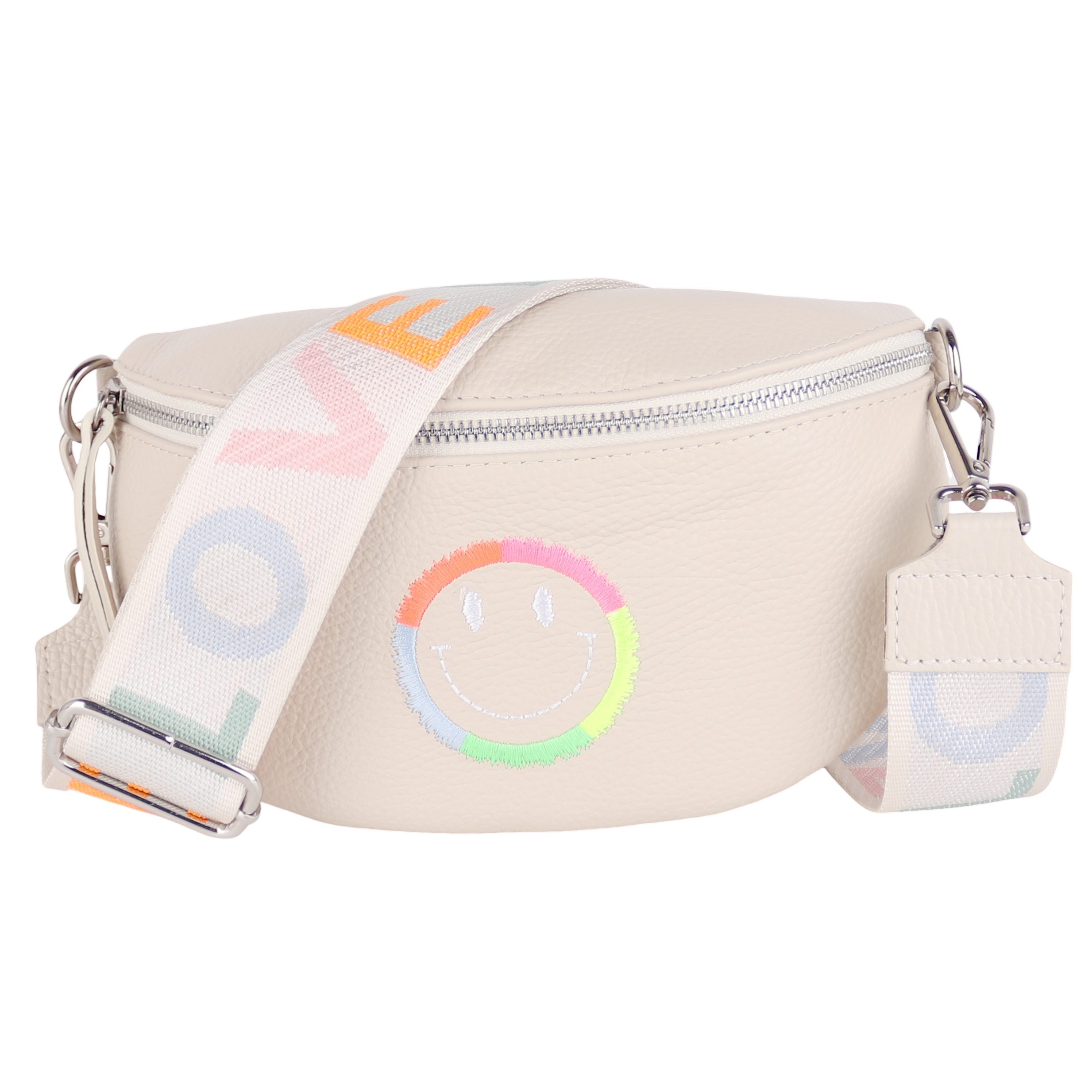 MIRROSI Bauchtasche Damen, Echtleder, Leder, Made in Italy, Umhängetasche, günstig online kaufen