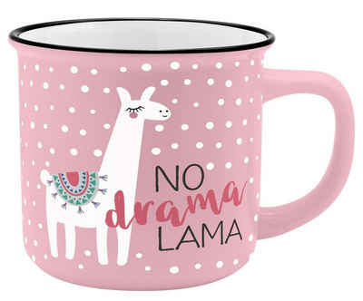 Sheepworld Tasse »Auswahl Sheepworld Gruss & Co - Lieblings- Kaffe- Becher Tasse in Emaille Optik Art: No Drama Lama«