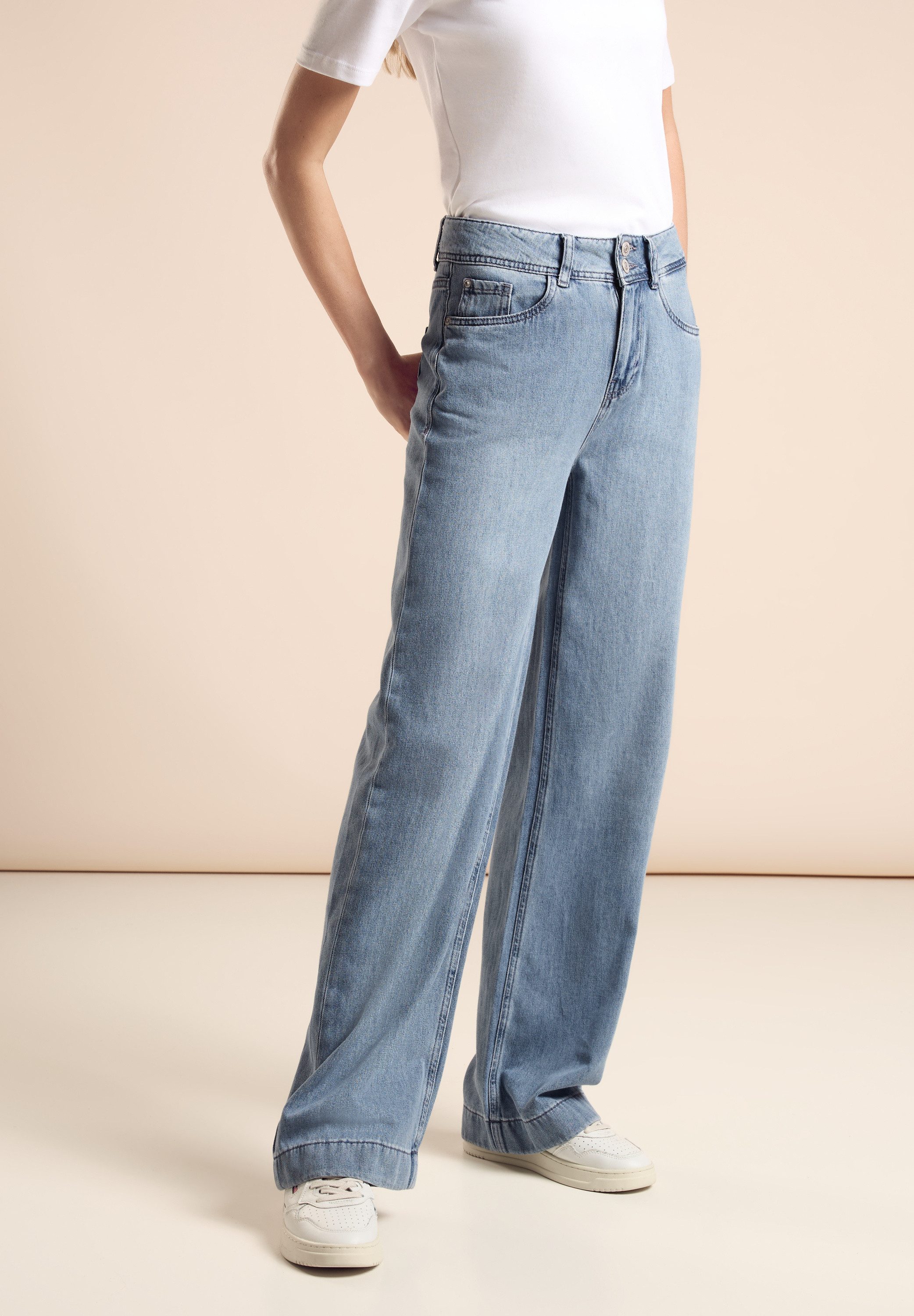 STREET ONE Weite Jeans im Five-Pocket günstig online kaufen