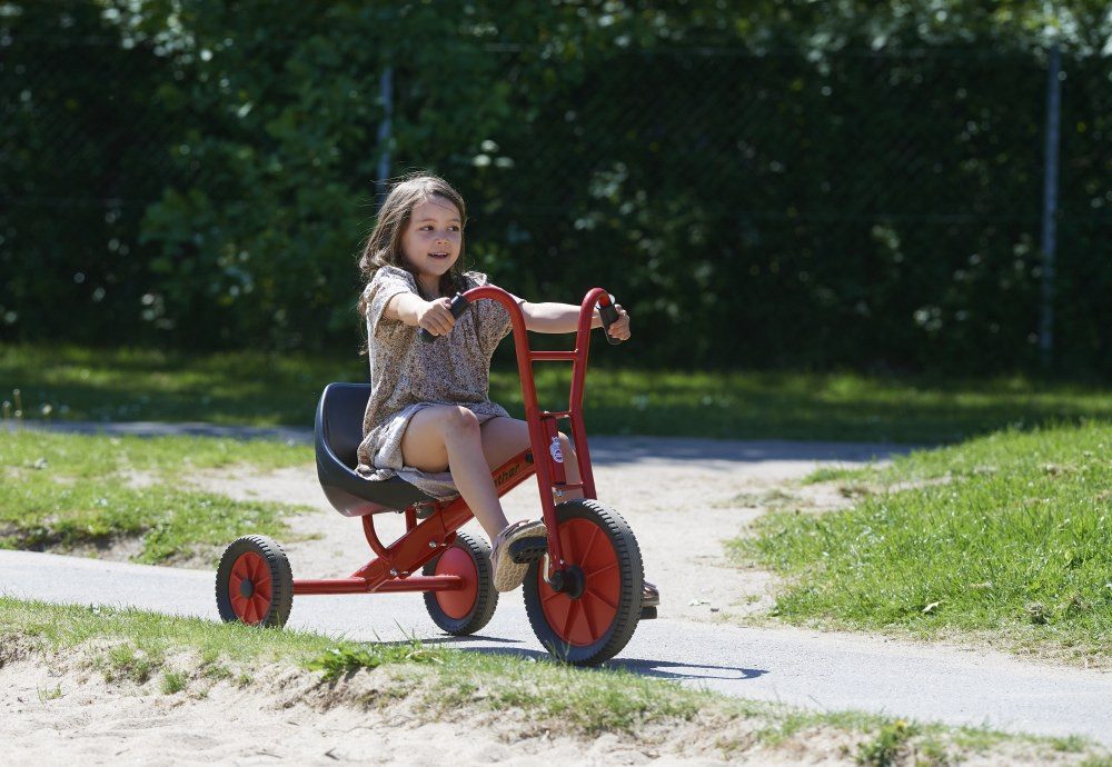 Winther Dreirad Dreirad Maxi, verstellbarer Sattel – Cooles Chopper-Dreirad für Kinder