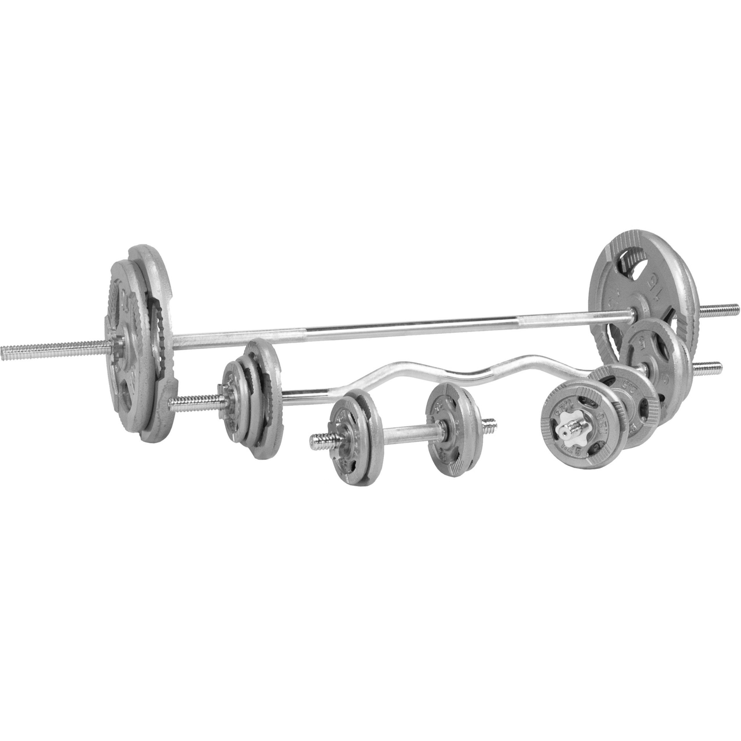 GORILLA SPORTS Hantel-Set Hantelset Gusseisen Gripper 108 kg