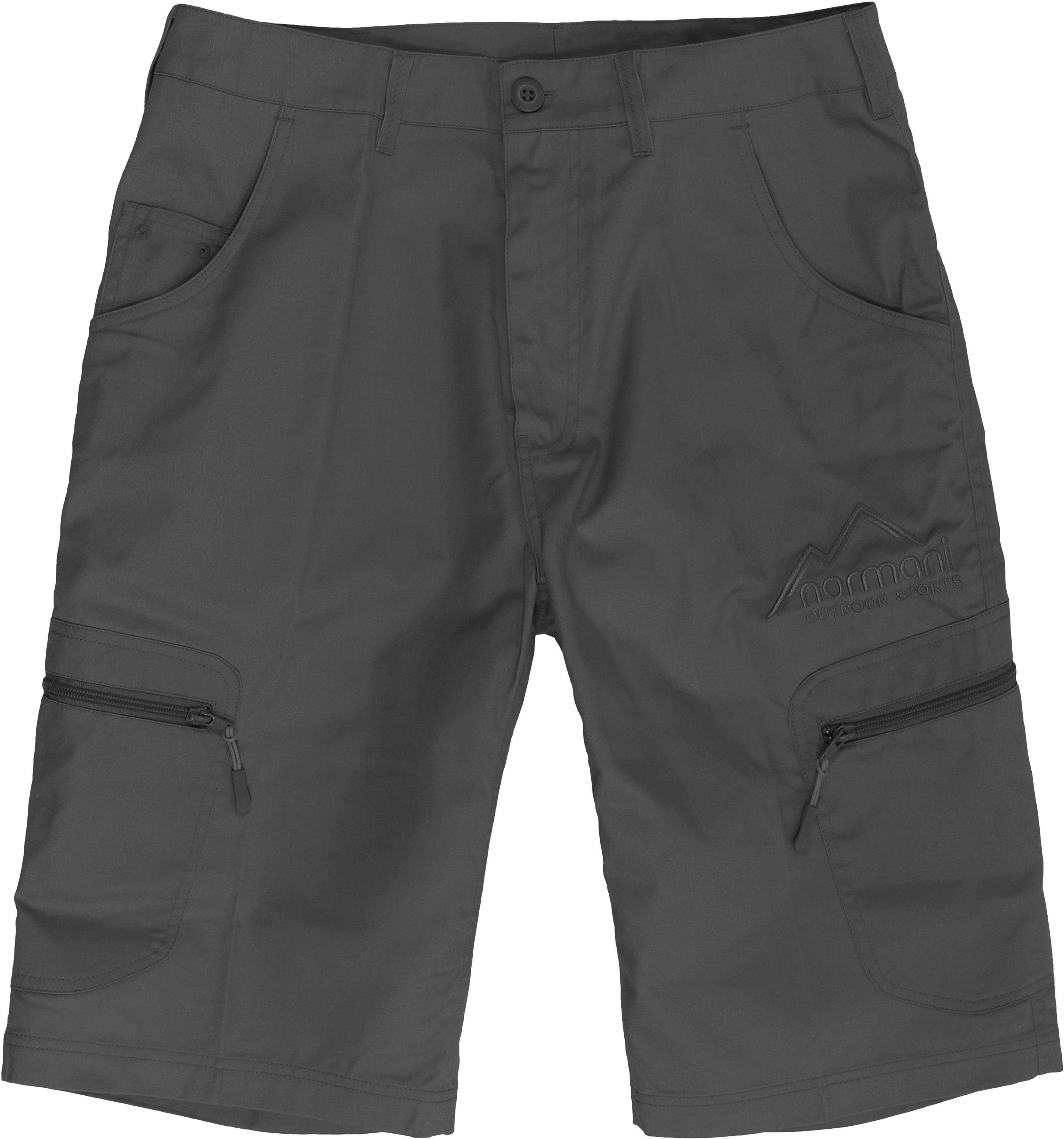 Valley Bermudas mit 50+ BDU mit Shorts Sonnenschutzfaktor Herren Anthrazit UV-Schutz Sommershorts normani