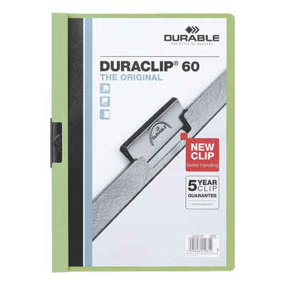 DURABLE Hefter »Duraclip 60«, mit Klemmfunktion, Format DIN A4, bis 60 Blatt