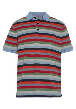 Man's World Poloshirt mit multicolor Streifen