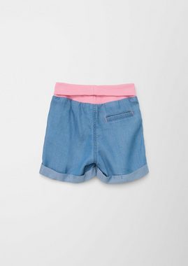 s.Oliver Shorts Jeans-Shorts / Regular Fit / High Rise / Straight Leg Stickerei, Waschung
