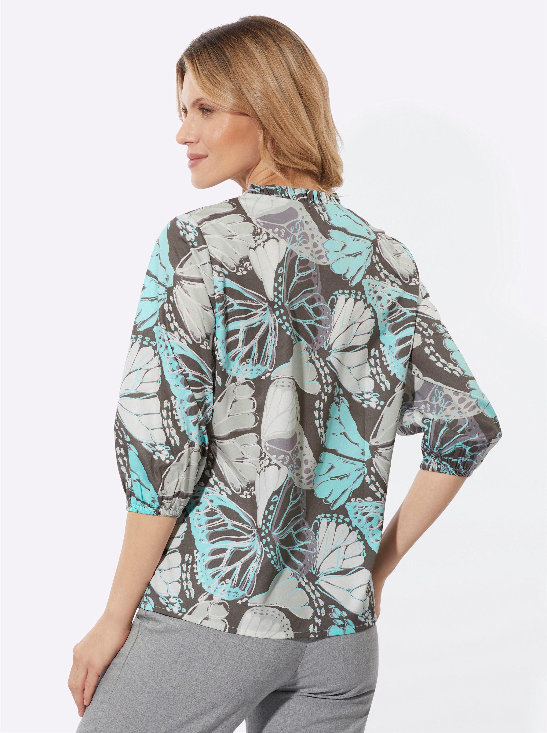 Sieh an! Klassische Bluse Schlupfbluse günstig online kaufen