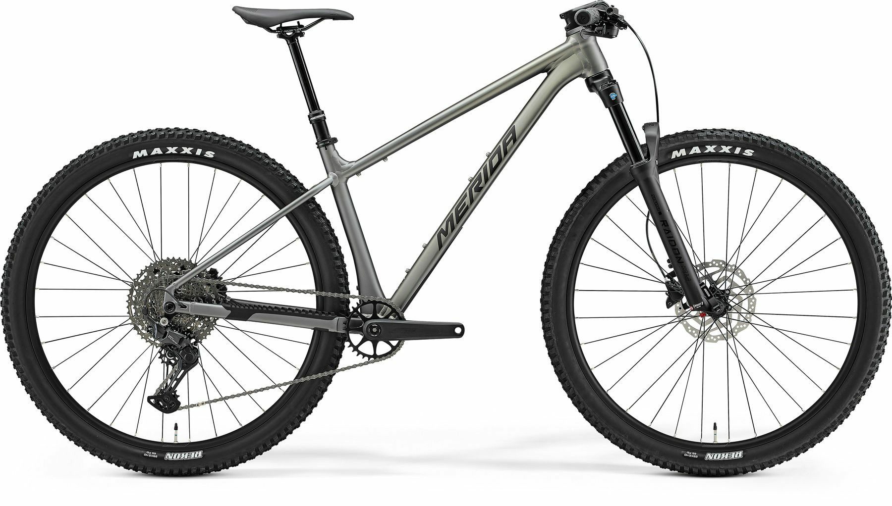 Merida Mountainbike MTB Hardtail BIG.NINE TR 600 Silk Gunmetal Grey 29" Diamant, 12 Gang Shimano Shimano CUES U6000 Schaltwerk