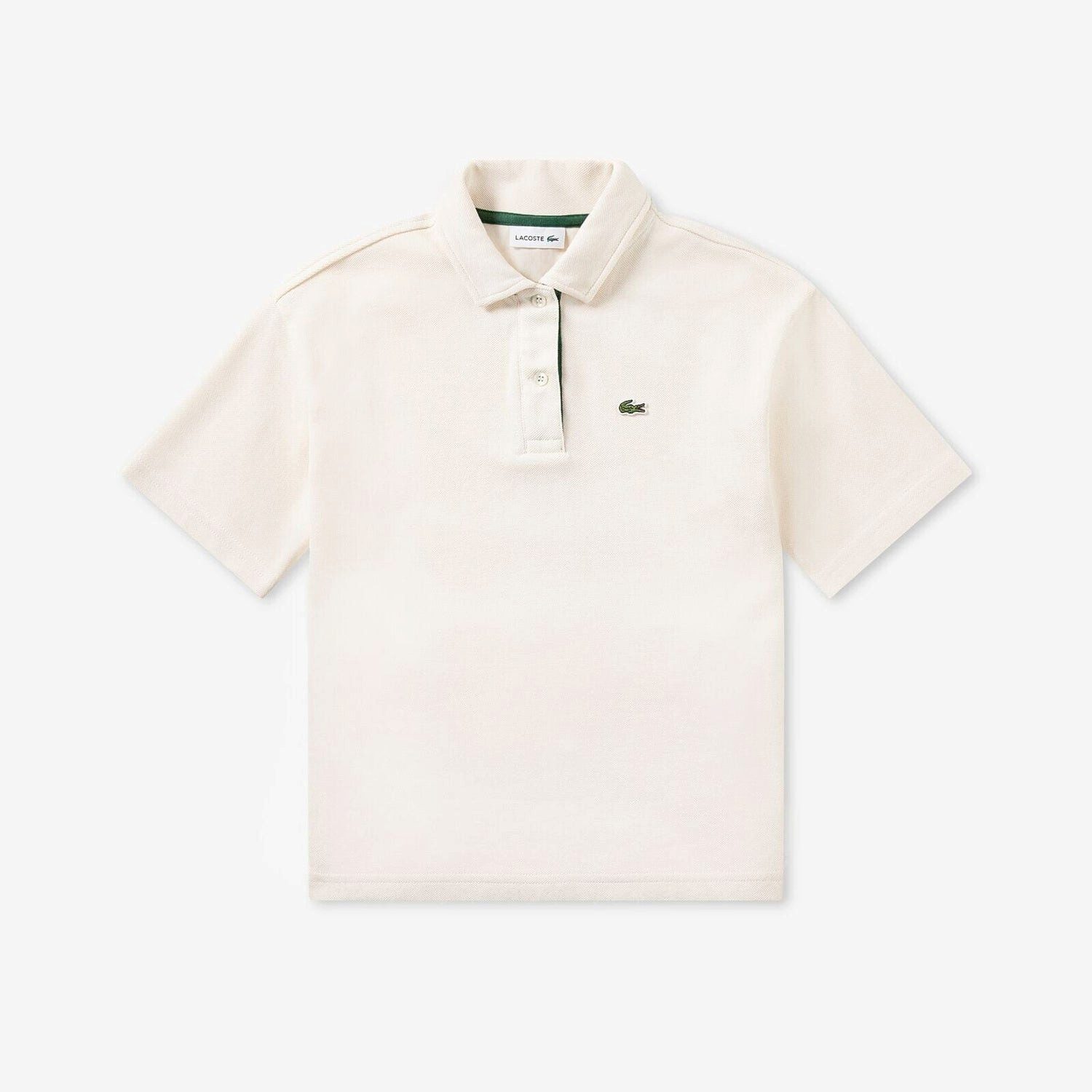 Lacoste Poloshirt Lacoste Kids Polo – Oversized, Creme