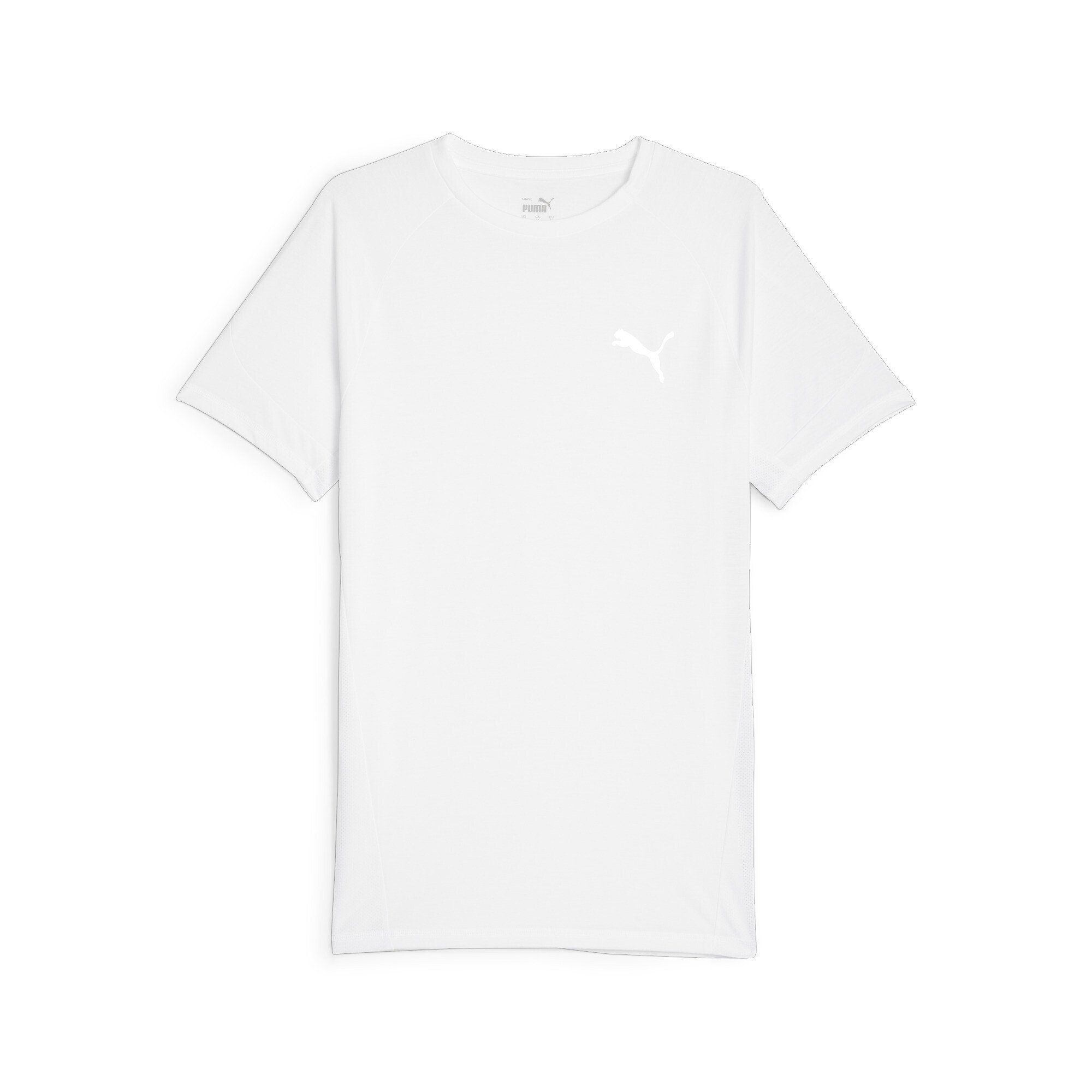PUMA White Herren T-Shirt T-Shirt EVOSTRIPE