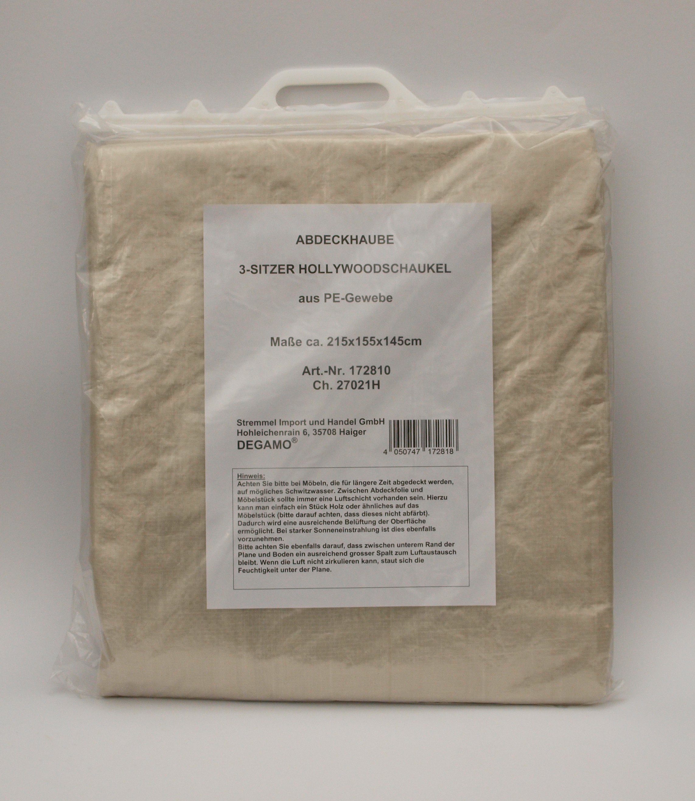 DEGAMO Gartenmöbel-Schutzhülle (1-St), für Hollywoodschaukel 215cm, PE tran günstig online kaufen