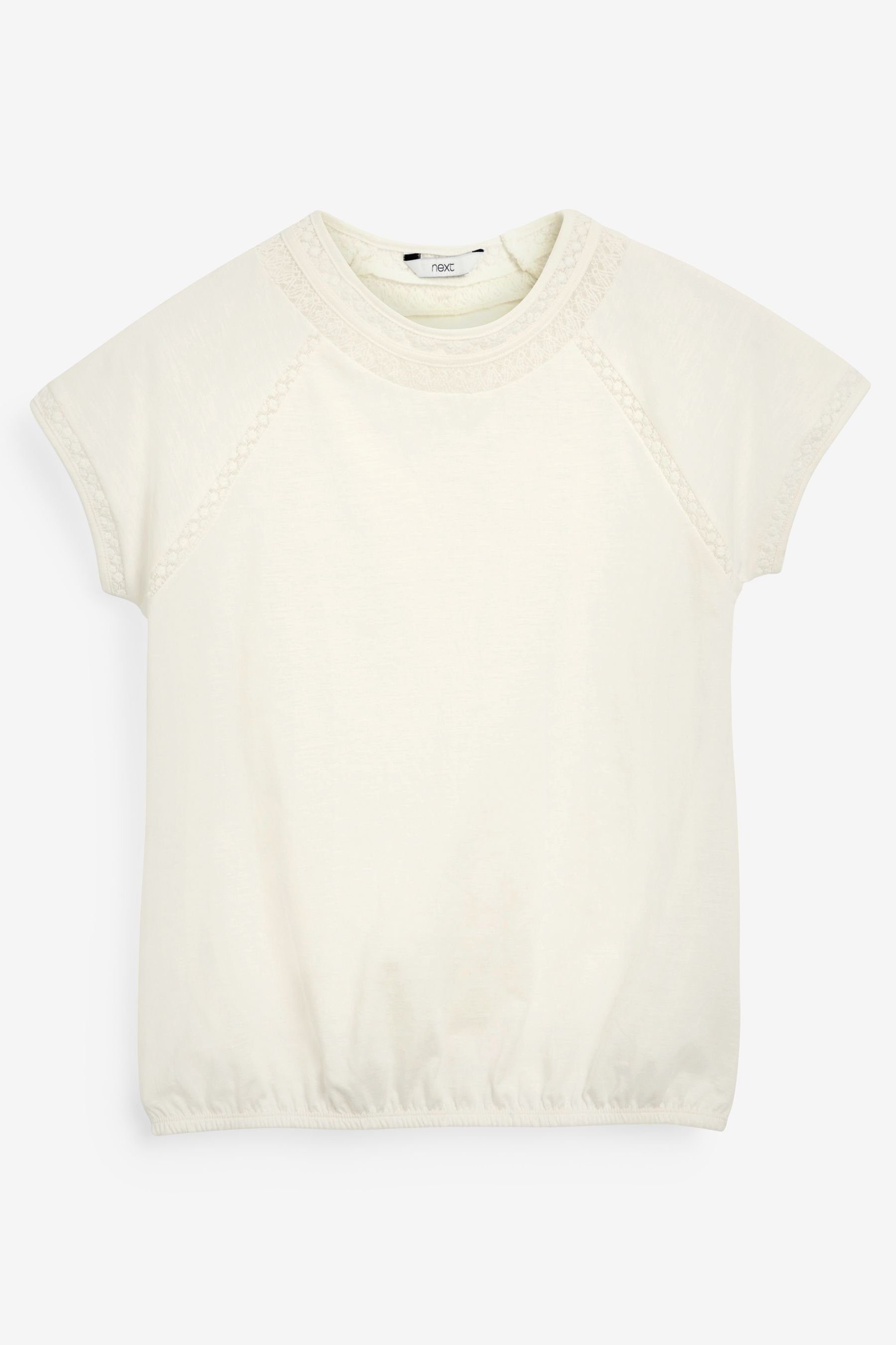 Next T-Shirt T-Shirt mit Raglanärmeln und Ballonsaum (1-tlg)