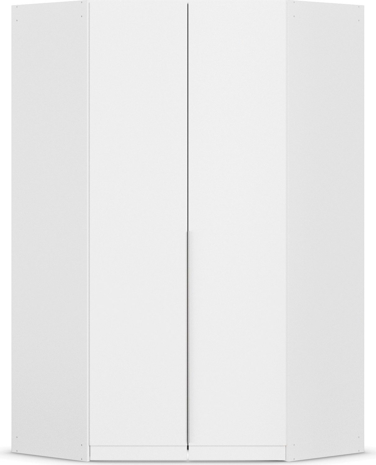 OTTO home Eckkleiderschrank Kleiderschrank Schrank Ankleidezimmer Schlafzimmer Garderobe AGORDO (in zwei Griff-Farben, Breite/Tiefe 117x117 cm, Höhen 210/229 cm) voll ausgestattet mit großzügigem Stauraum, 2 Höhen MADE IN GERMANY