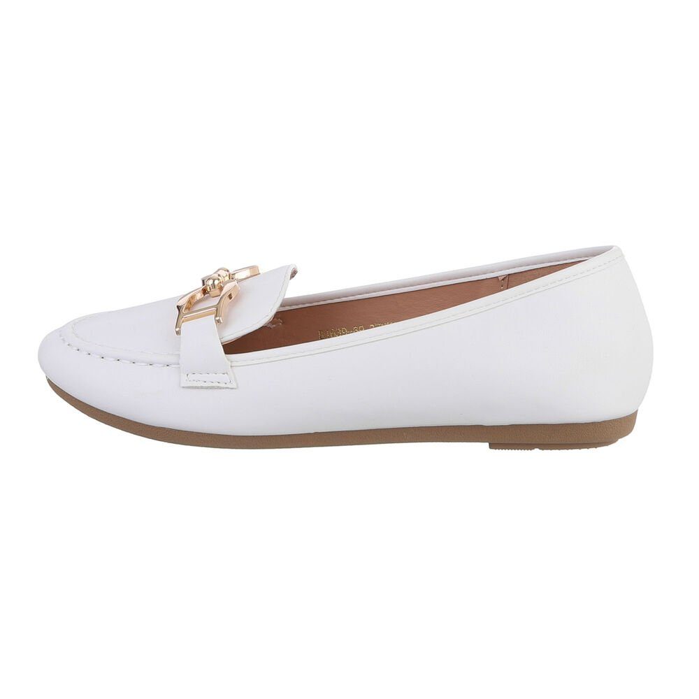 Damen Mokassins Freizeit Slipper