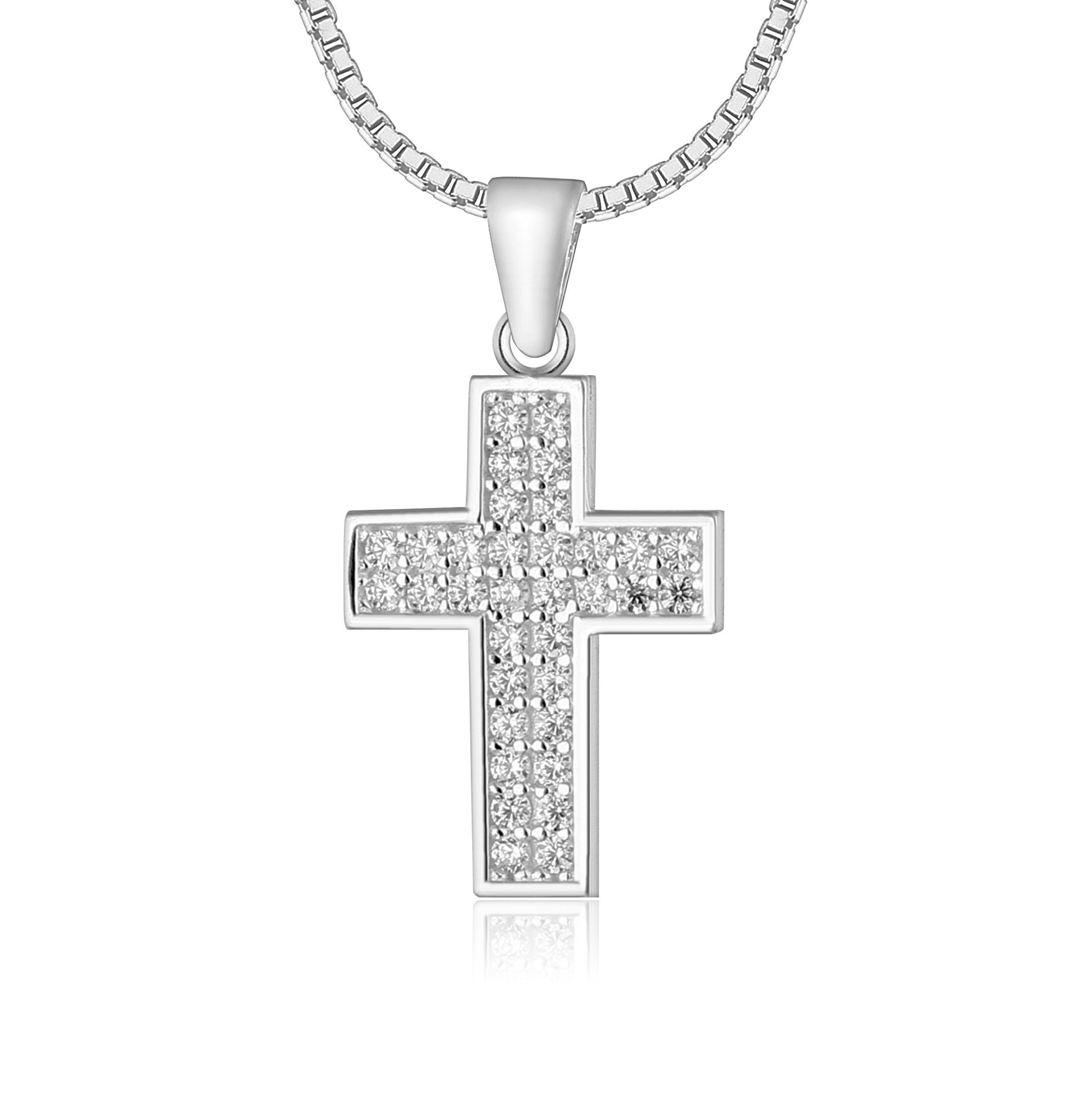 NAHLE Kette mit Anhänger Kreuz Silberkette günstig online kaufen