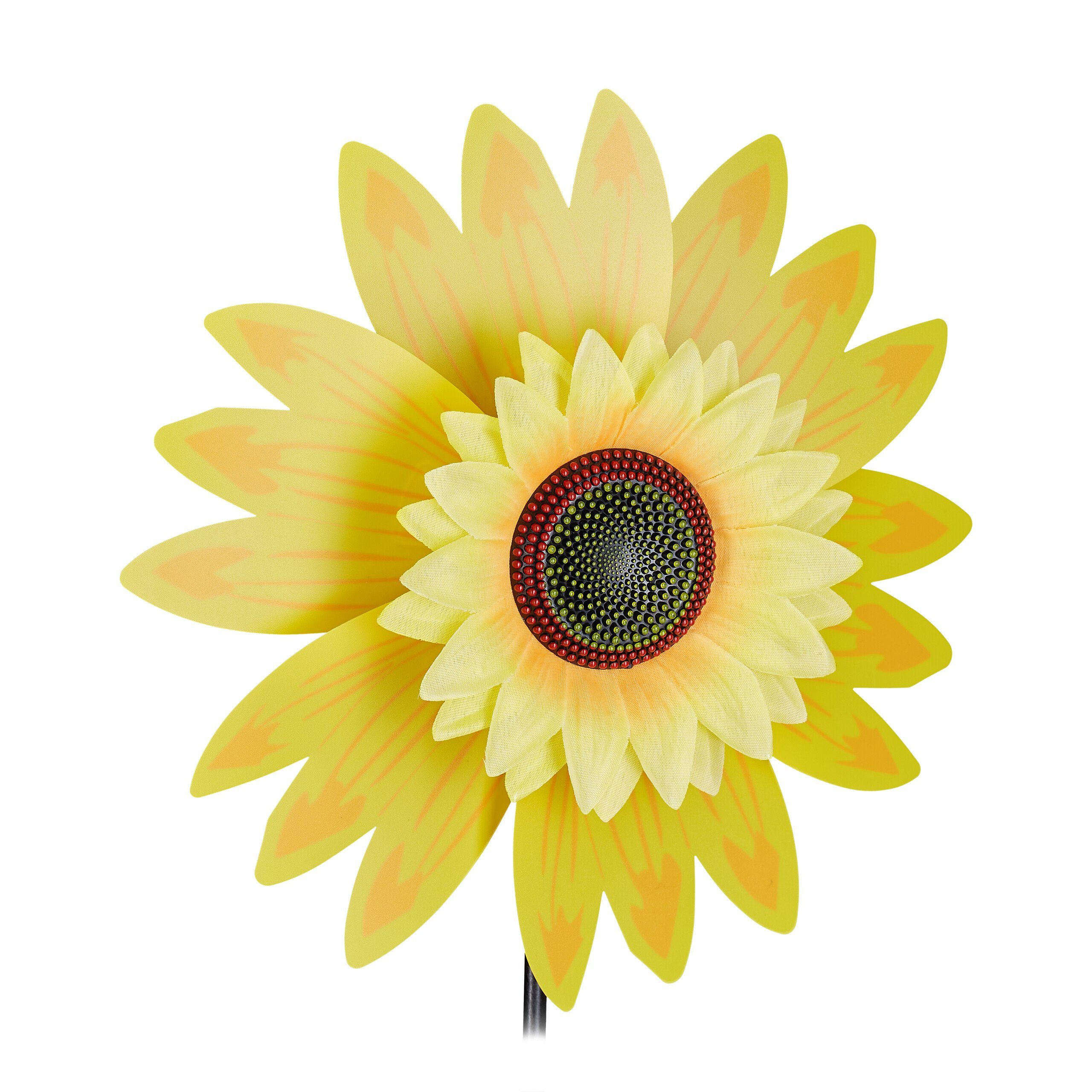 Deko-Windrad 2 x Windrad Blume für Garten