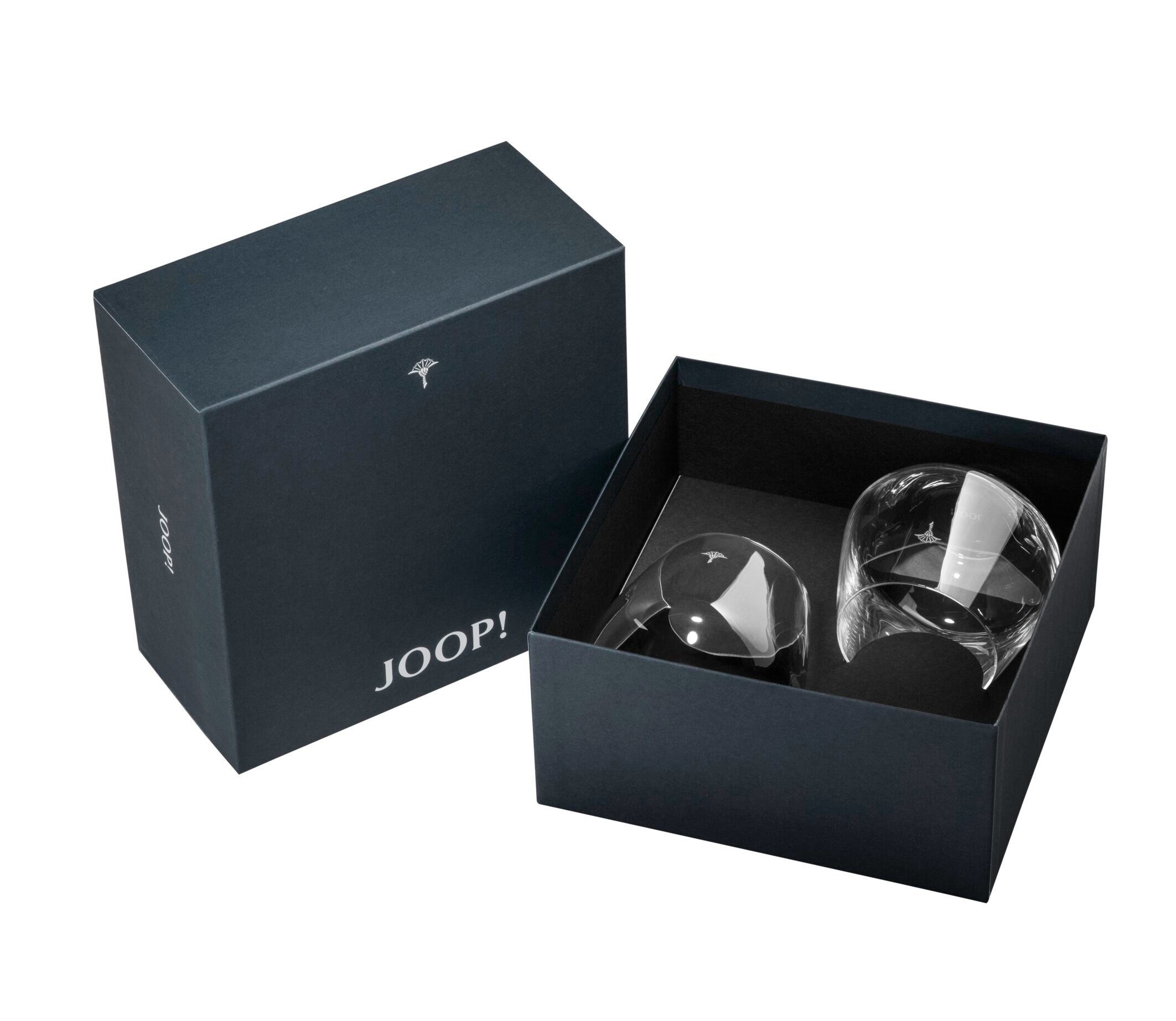 JOOP! Glas JOOP! LIVING - SINGLE CORNFLOWER Wasserglas 2er Set, 2-tlg., Glas – Bild 5 von 5